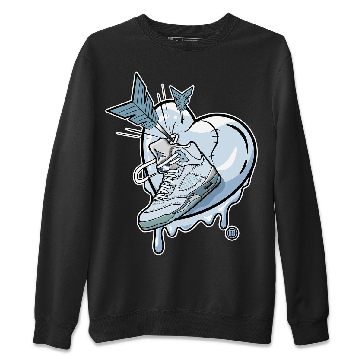 Jordan 5 Blue Bird Shirt To Match Jordans Mad In Love Sneaker Tees Jordan 5 Blue Bird Drip Gear Zone Sneaker Matching Clothing Unisex Shirts