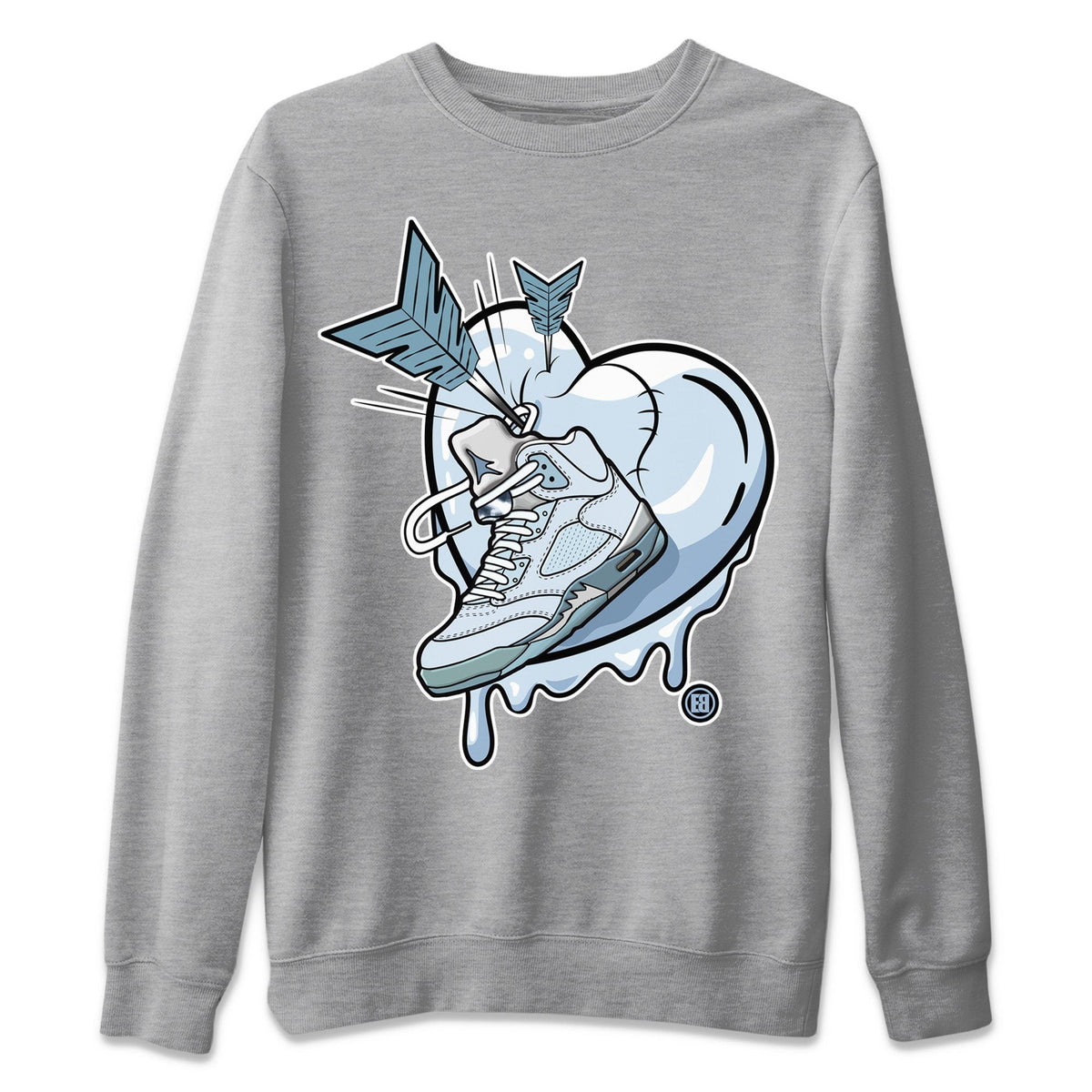 Jordan 5 Blue Bird Shirt To Match Jordans Mad In Love Sneaker Tees Jordan 5 Blue Bird Drip Gear Zone Sneaker Matching Clothing Unisex Shirts