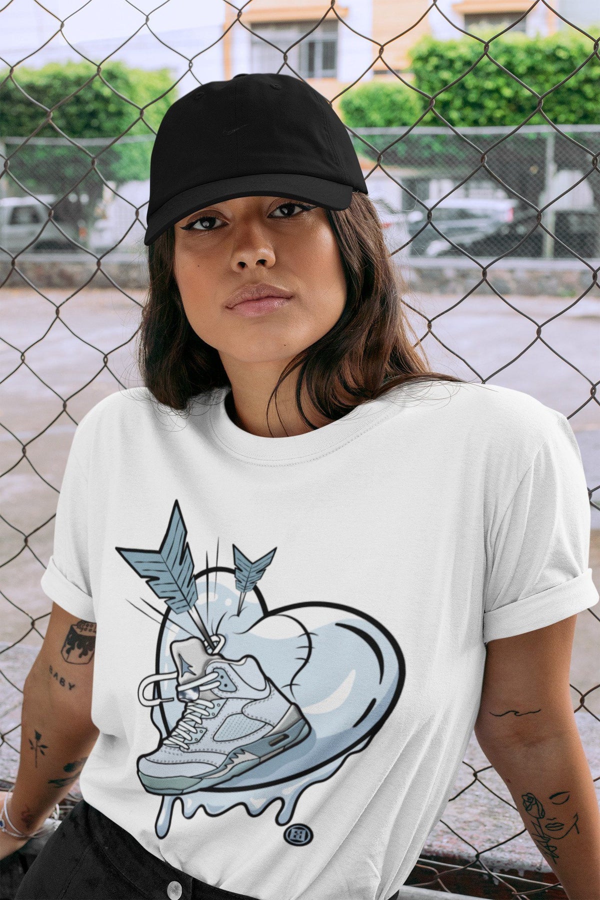 Jordan 5 Blue Bird Shirt To Match Jordans Mad In Love Sneaker Tees Jordan 5 Blue Bird Drip Gear Zone Sneaker Matching Clothing Unisex Shirts
