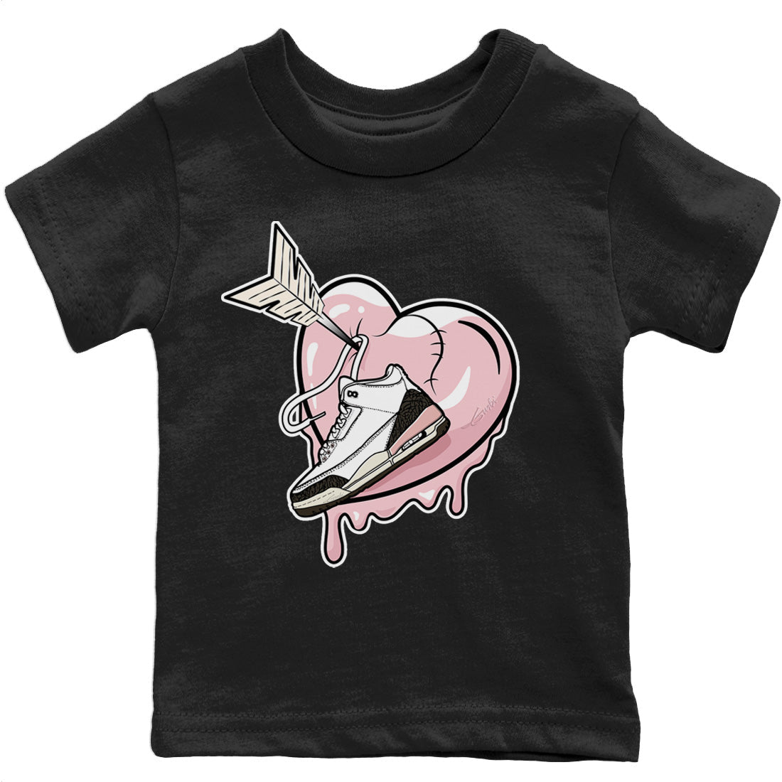 Jordan 3 Atmosphere Sneaker Matching T-Shirt Mad In Love Sneaker Tees Jordan 3 Atmosphere Sneaker Release Tees Kids Shirts