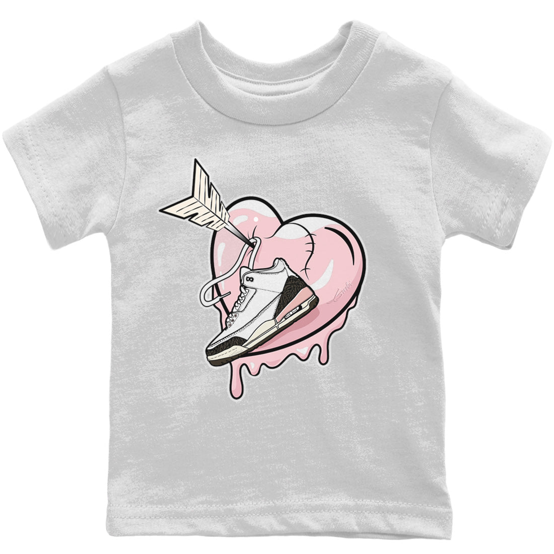 Jordan 3 Atmosphere Sneaker Matching T-Shirt Mad In Love Sneaker Tees Jordan 3 Atmosphere Sneaker Release Tees Kids Shirts