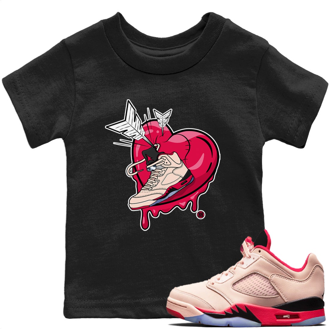 Jordan 5 Girls That Hoop Sneaker Matching T-Shirt Mad In Love Sneaker Tees Jordan 5 Girls That Hoop Sneaker Release Tees Kids Shirts