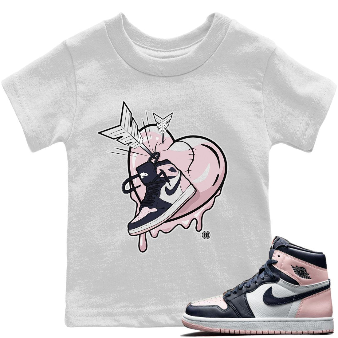 Jordan 1 Atmosphere Sneaker Match Tees Mad In Love Sneaker Tees Jordan 1 Atmosphere Jordan to match sneaker T-Shirt Kids Shirts