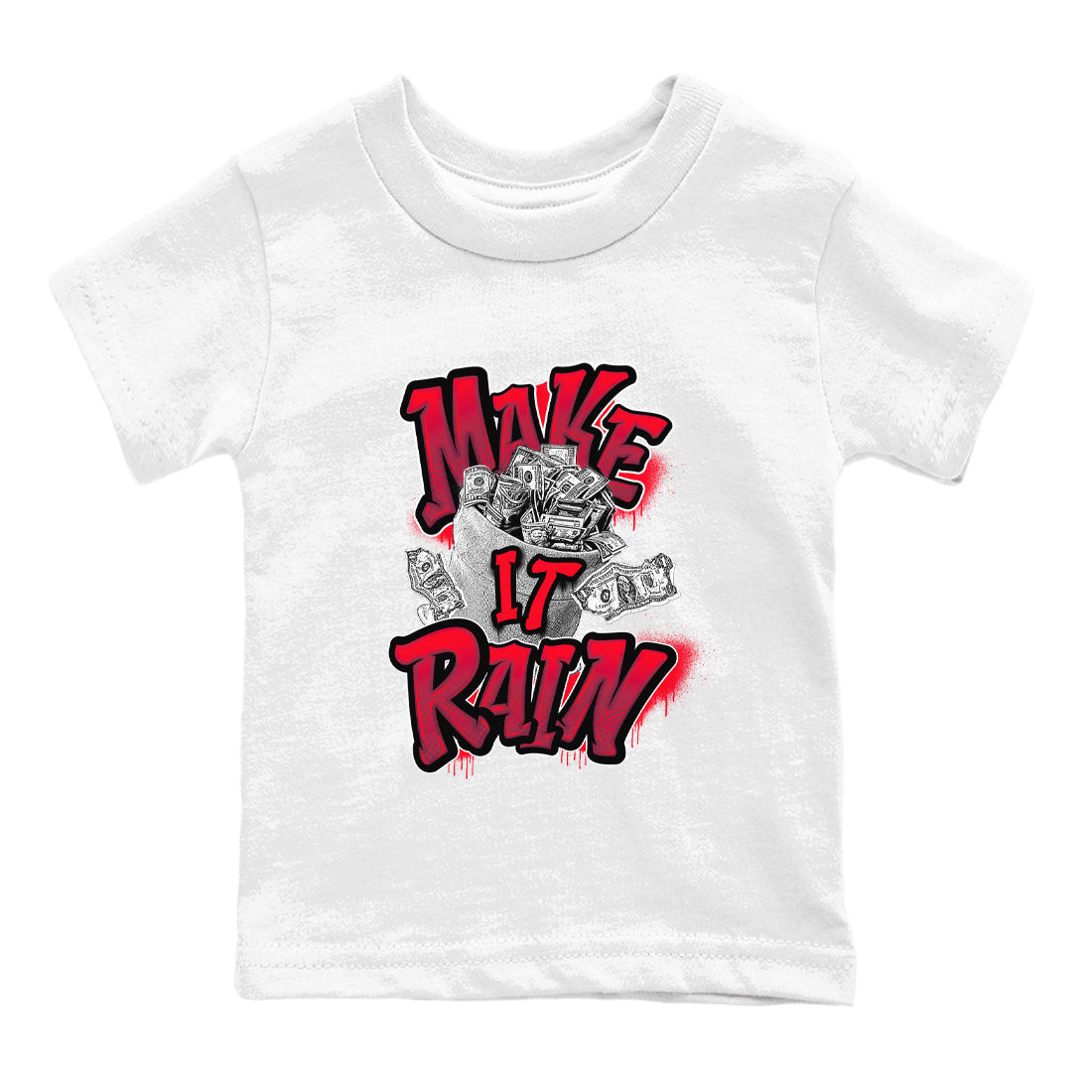 Air Force 1 Layers of Love shirt to match jordans Make It Rain Money sneaker tees af1 Layers of Love Drip Gear Zone baby toddler White 2 cotton Shirt