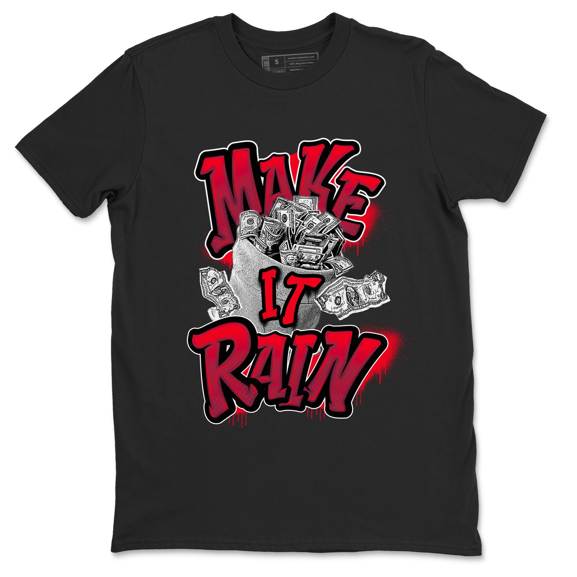 Air Force 1 Layers of Love shirt to match jordans Make It Rain Money sneaker tees af1 Layers of Love Drip Gear Zone unisex cotton Black 2 crew neck shirt