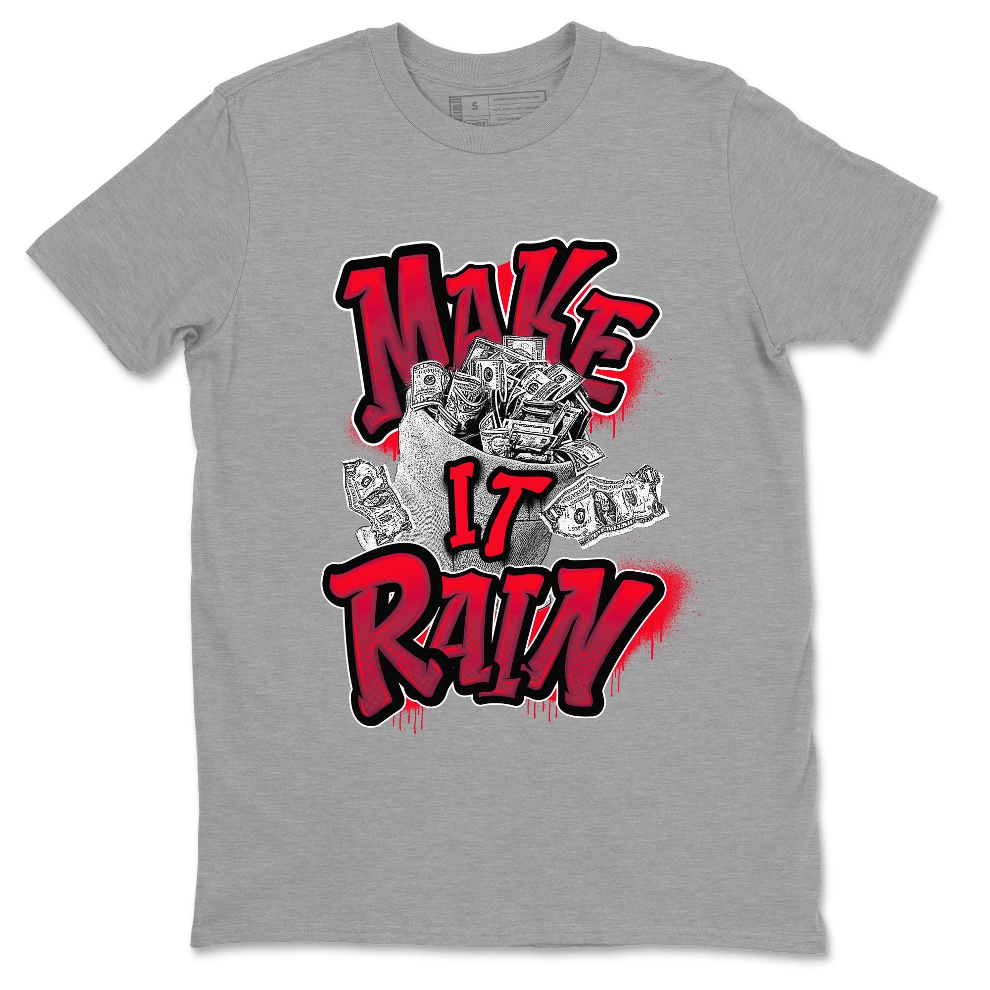 Air Force 1 Layers of Love shirt to match jordans Make It Rain Money sneaker tees af1 Layers of Love Drip Gear Zone unisex cotton Heather Grey 2 crew neck shirt