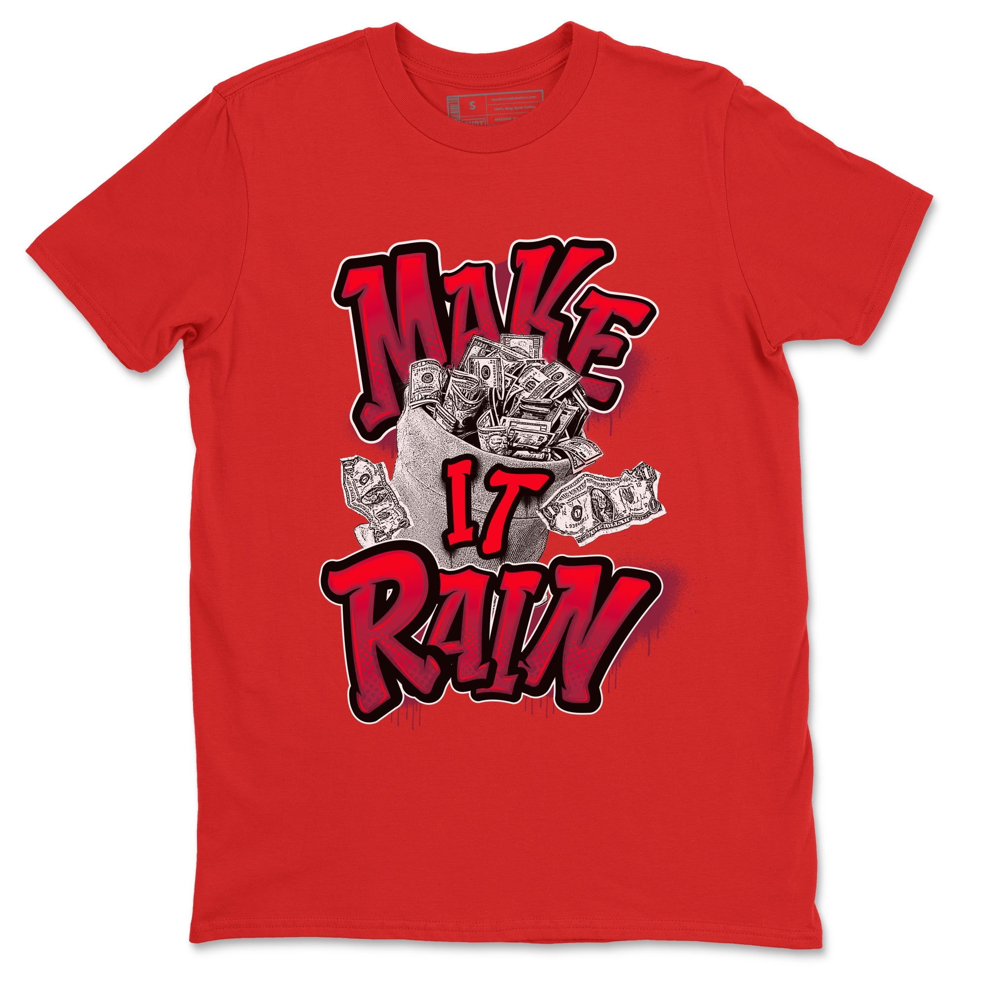 Air Force 1 Layers of Love shirt to match jordans Make It Rain Money sneaker tees af1 Layers of Love Drip Gear Zone unisex cotton Red 2 crew neck shirt