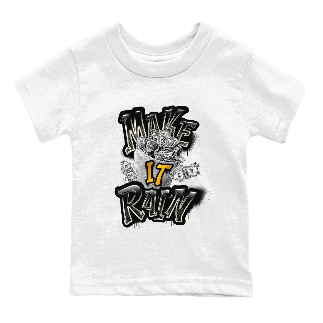 Air Jordan 11 Gratitude shirt to match jordans Make It Rain Money sneaker tees AJ11 Gratitude Drip Gear Zone baby toddler White 2 cotton Shirt