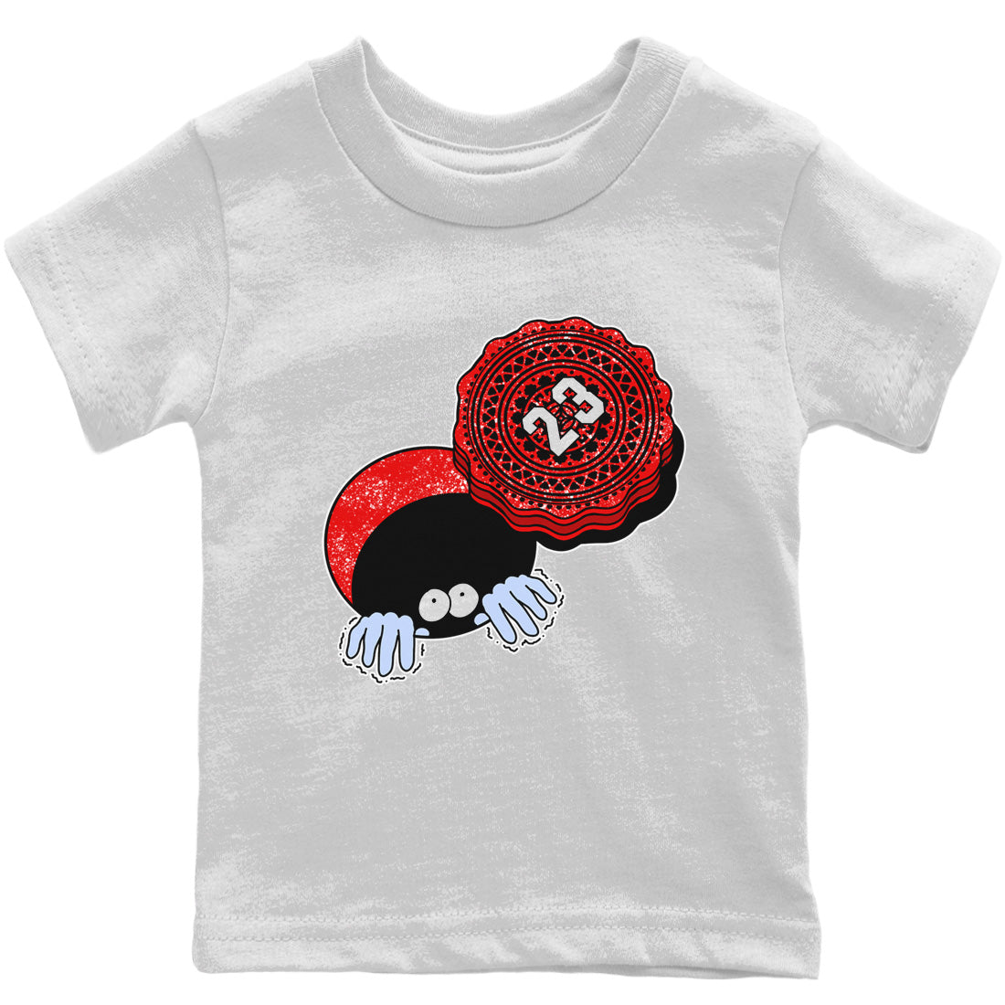 Jordan 6 Red Velvet Cookies Shirt To Match Jordans Manhole Cover Cookie Sneaker Tees Jordan 6 Red Velvet Cookies Drip Gear Zone Sneaker Matching Clothing Kids Shirts