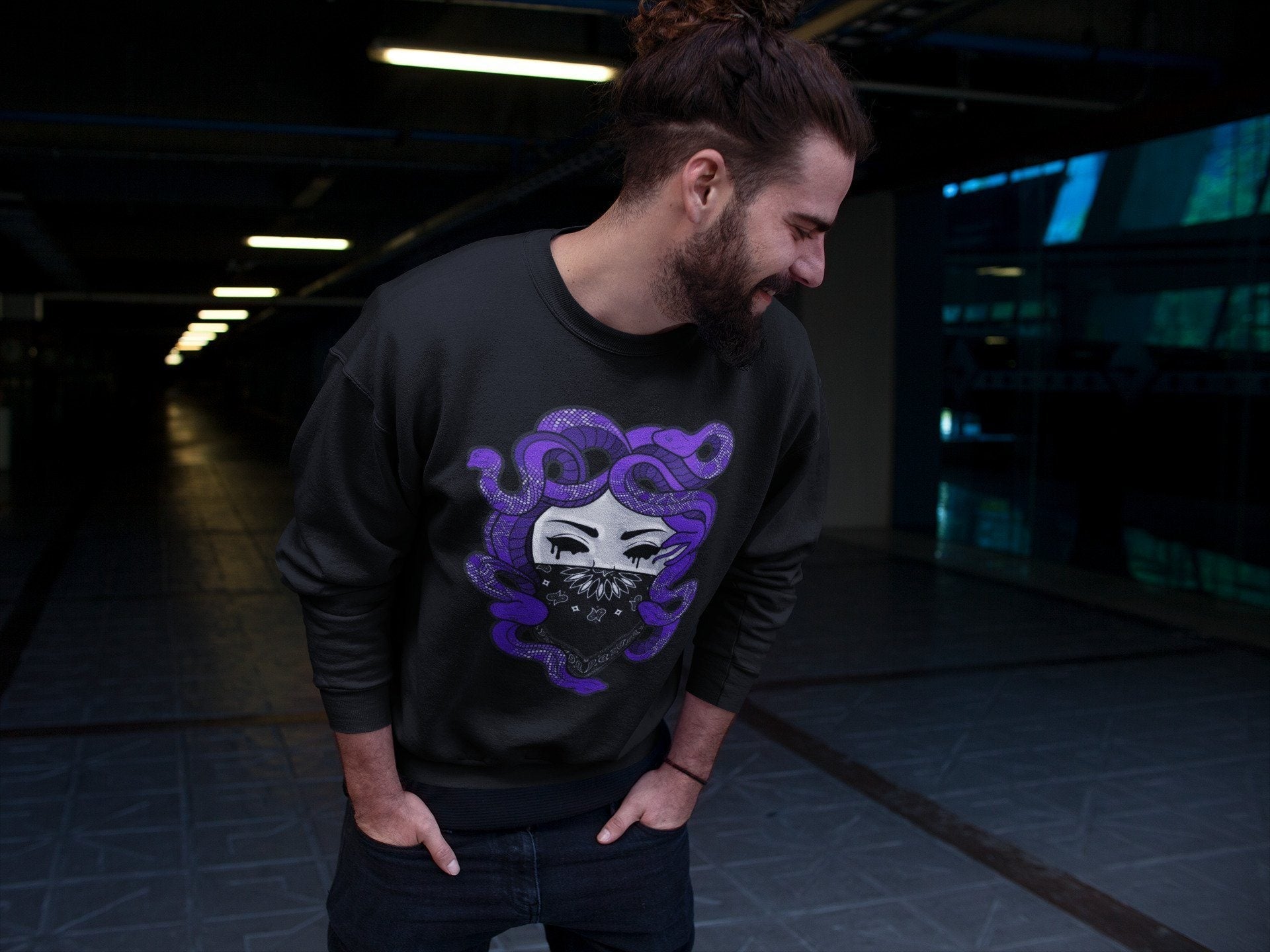 Jordan 1 Court Purple Sneaker Matching T-Shirt Medusa Sneaker Tees Jordan 1 Court Purple Sneaker Release Tees Crew Neck Tees