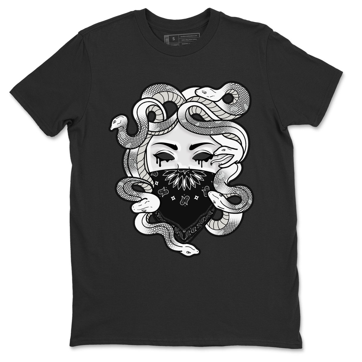 Jordan 1 Neutral Grey Shirt To Match Jordans Medusa Sneaker Tees Jordan 1 Neutral Grey Drip Gear Zone Sneaker Matching Clothing Unisex Shirts