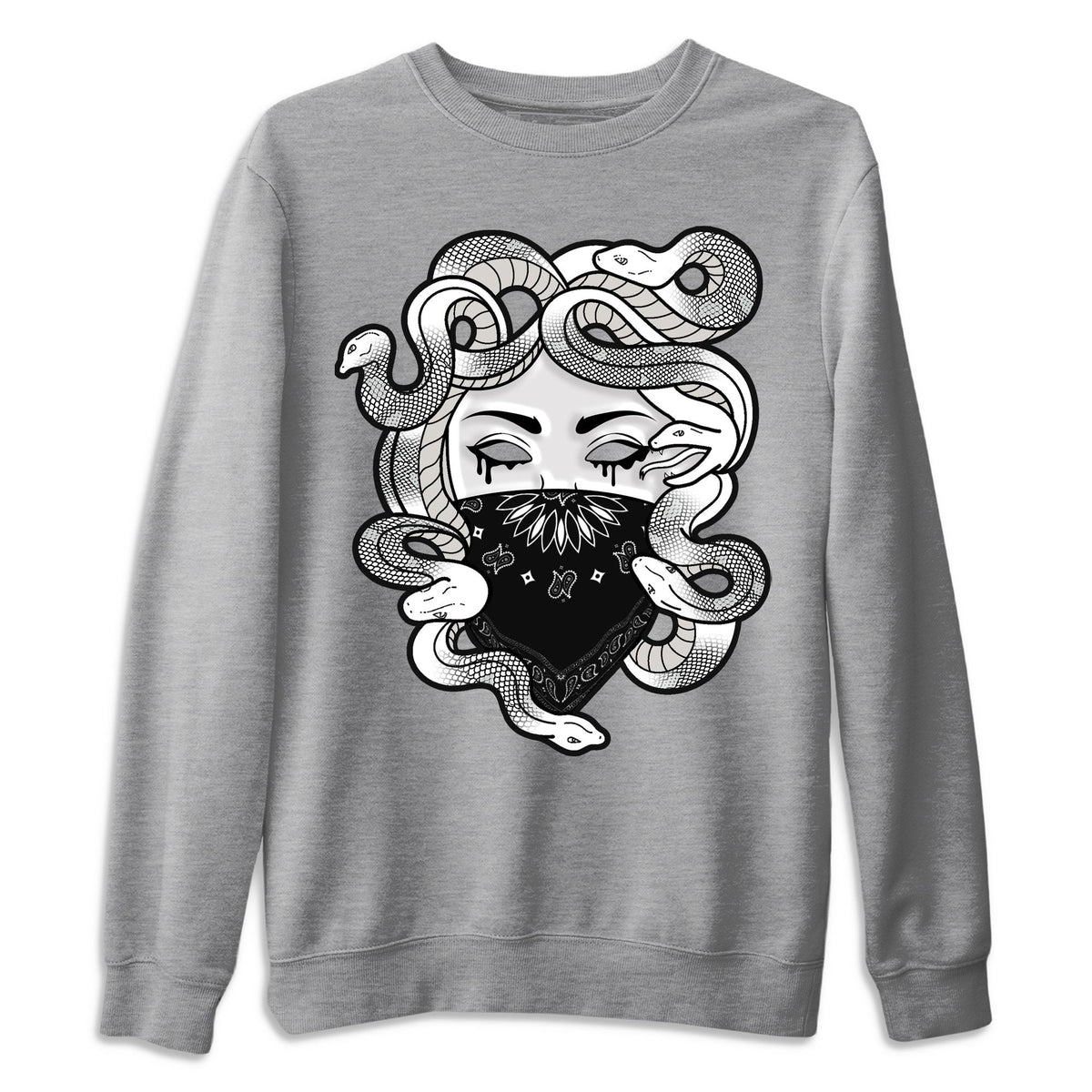 Jordan 1 Neutral Grey Shirt To Match Jordans Medusa Sneaker Tees Jordan 1 Neutral Grey Drip Gear Zone Sneaker Matching Clothing Unisex Shirts