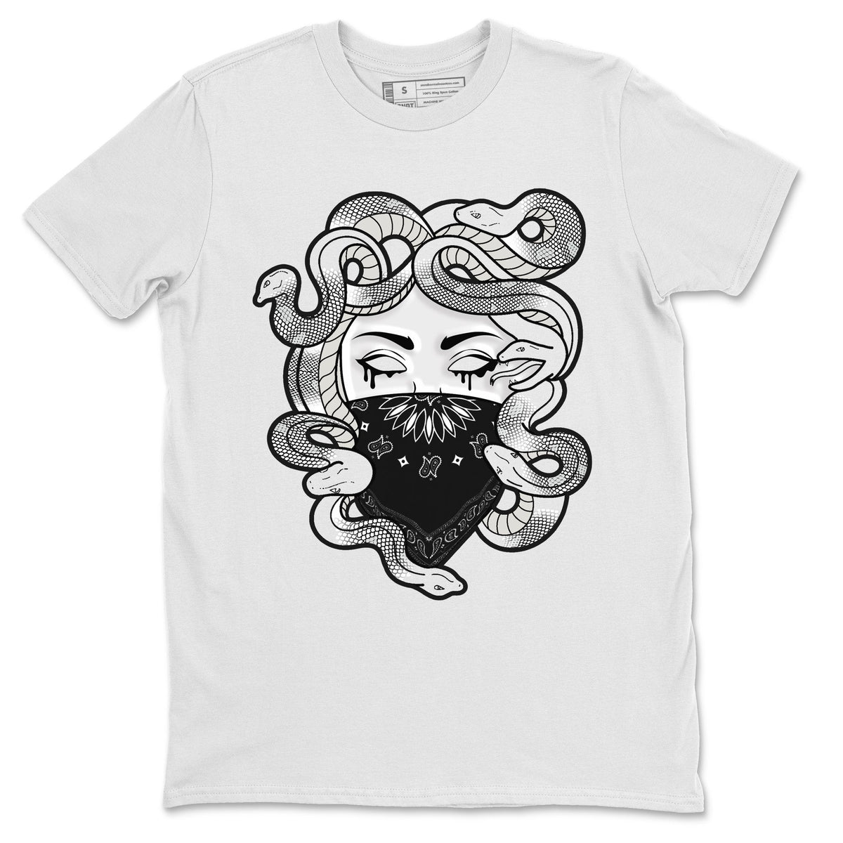 Jordan 1 Neutral Grey Shirt To Match Jordans Medusa Sneaker Tees Jordan 1 Neutral Grey Drip Gear Zone Sneaker Matching Clothing Unisex Shirts