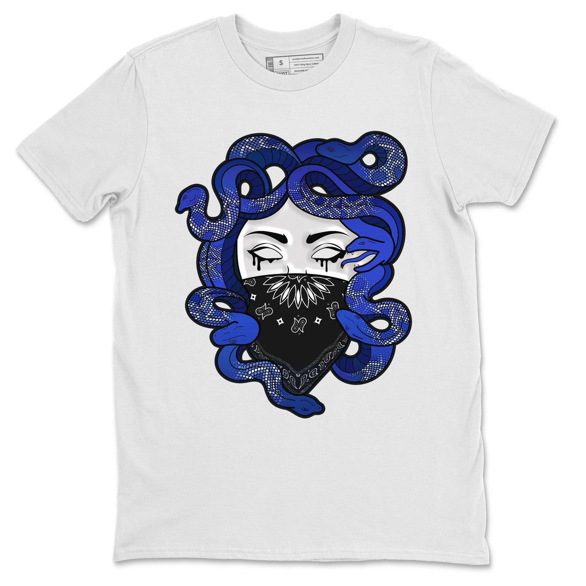 Jordan 1 Royal Black Shirt To Match Jordans Medusa Sneaker Tees Jordan 1 Royal Black Drip Gear Zone Sneaker Matching Clothing Unisex Shirts