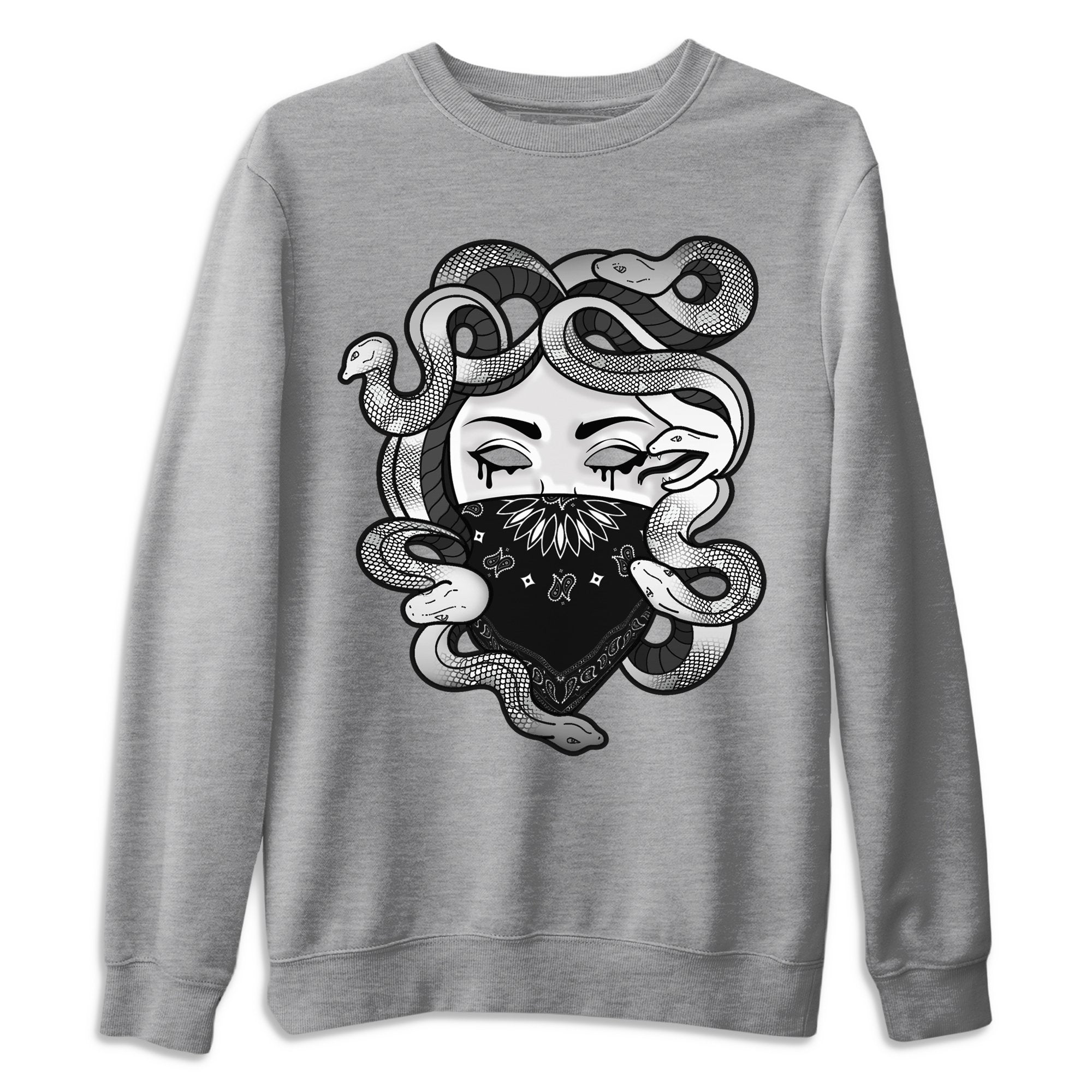 Jordan 1 Silver Toe Shirt To Match Jordans Medusa Sneaker Tees Jordan 1 Silver Toe Drip Gear Zone Sneaker Matching Clothing Unisex Shirts