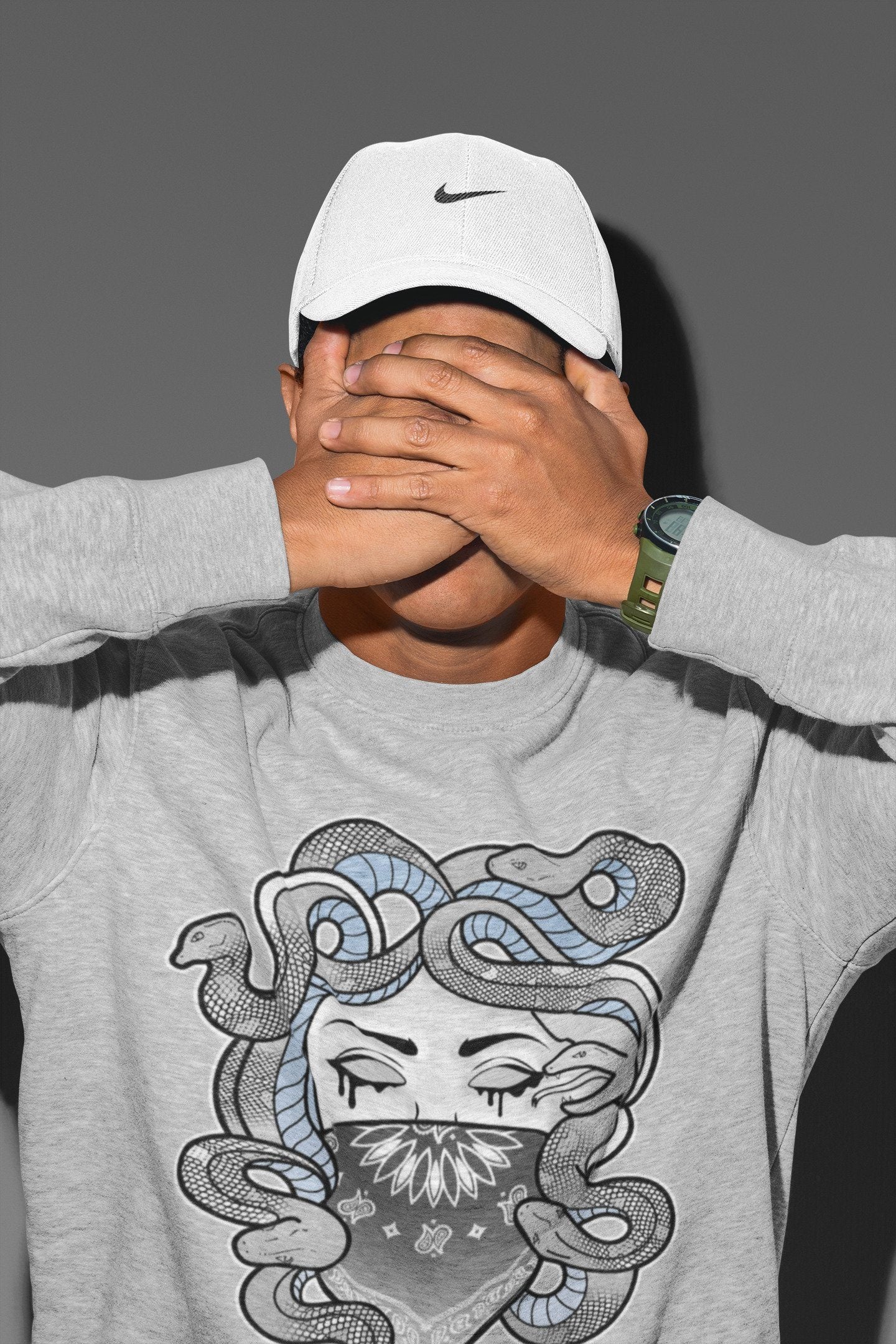 Jordan 11 Cool Grey Shirt To Match Jordans Medusa Sneaker Tees Jordan 11 Cool Grey Drip Gear Zone Sneaker Matching Clothing Unisex Shirts