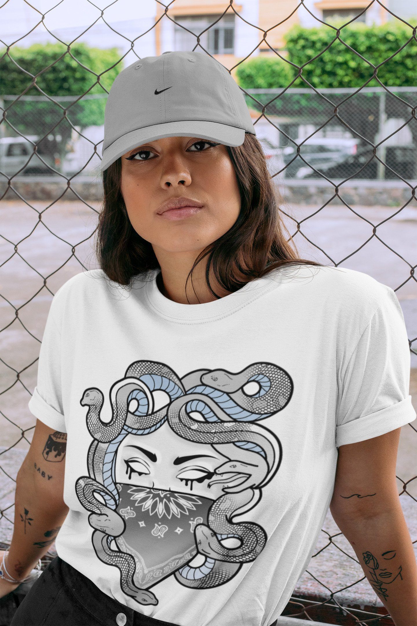 Jordan 11 Cool Grey Shirt To Match Jordans Medusa Sneaker Tees Jordan 11 Cool Grey Drip Gear Zone Sneaker Matching Clothing Unisex Shirts