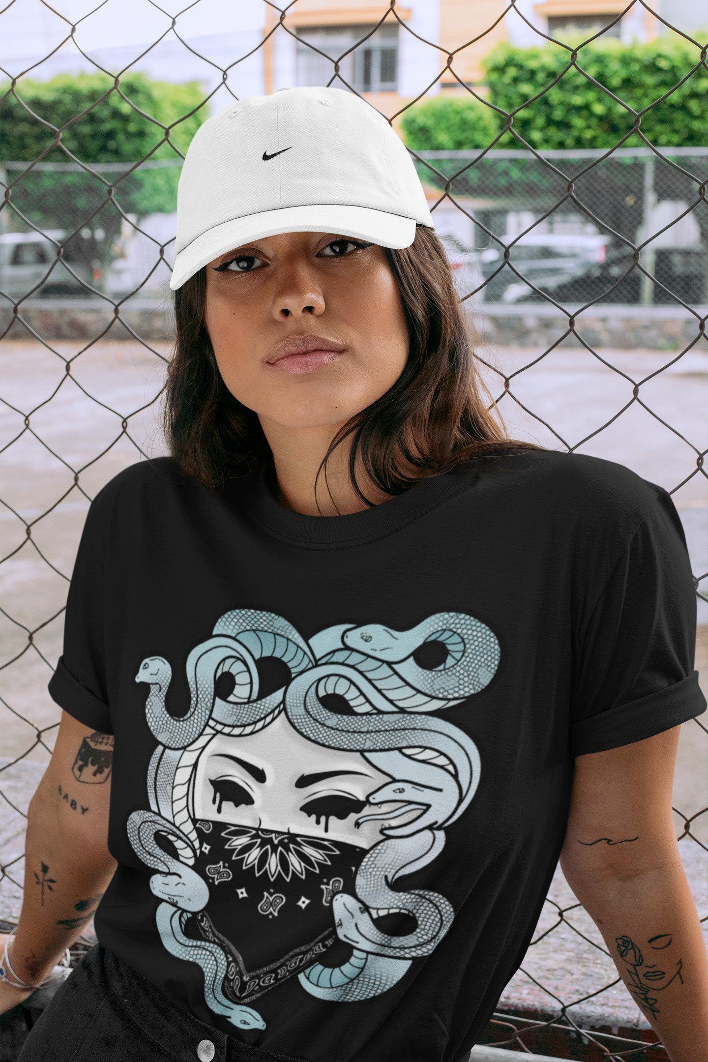 Jordan 11 Legend Blue Shirt To Match Jordans Medusa Sneaker Tees Jordan 11 Legend Blue Drip Gear Zone Sneaker Matching Clothing Unisex Shirts