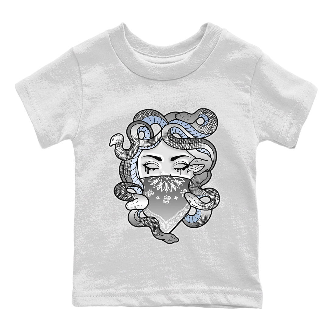 Air Jordan 11 White Cement Sneaker Match Tees Medusa Streetwear Sneaker Shirt Air Jordan 11 Cement Grey Sneaker Release Tees Kids Shirts White 2