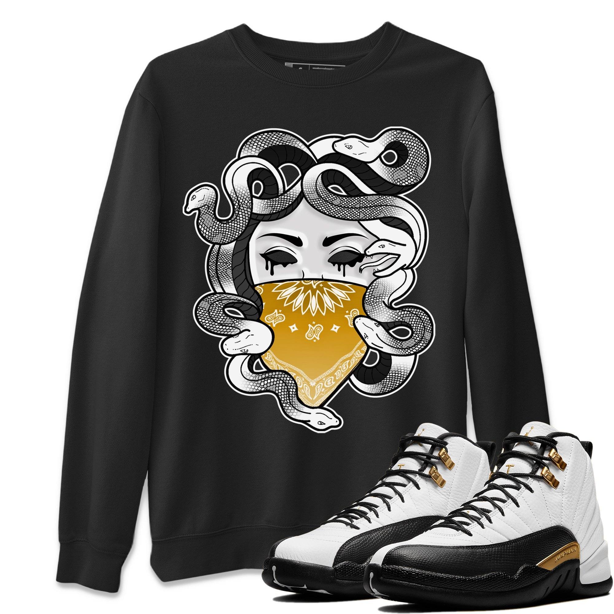 Jordan 12 Royalty Shirt To Match Jordans Medusa Sneaker Tees Jordan 12 Royalty Drip Gear Zone Sneaker Matching Clothing Unisex Shirts