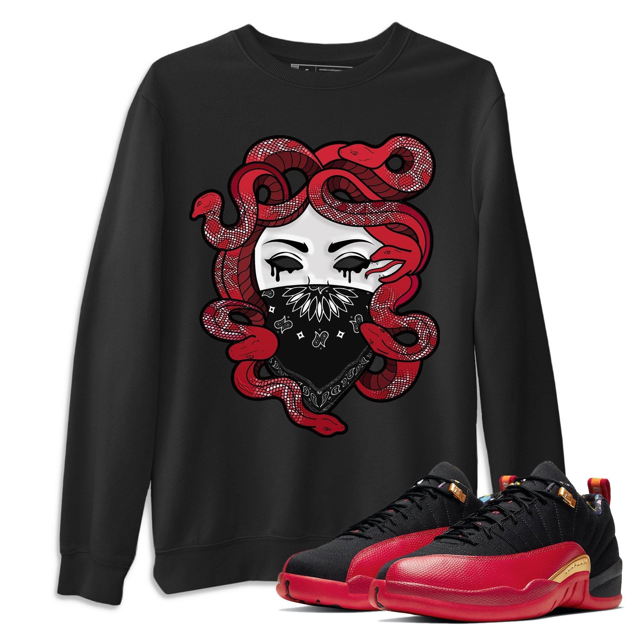 Jordan 12 Super Bowl Shirt To Match Jordans Medusa Sneaker Tees Jordan 12 Super Bowl Drip Gear Zone Sneaker Matching Clothing Unisex Shirts