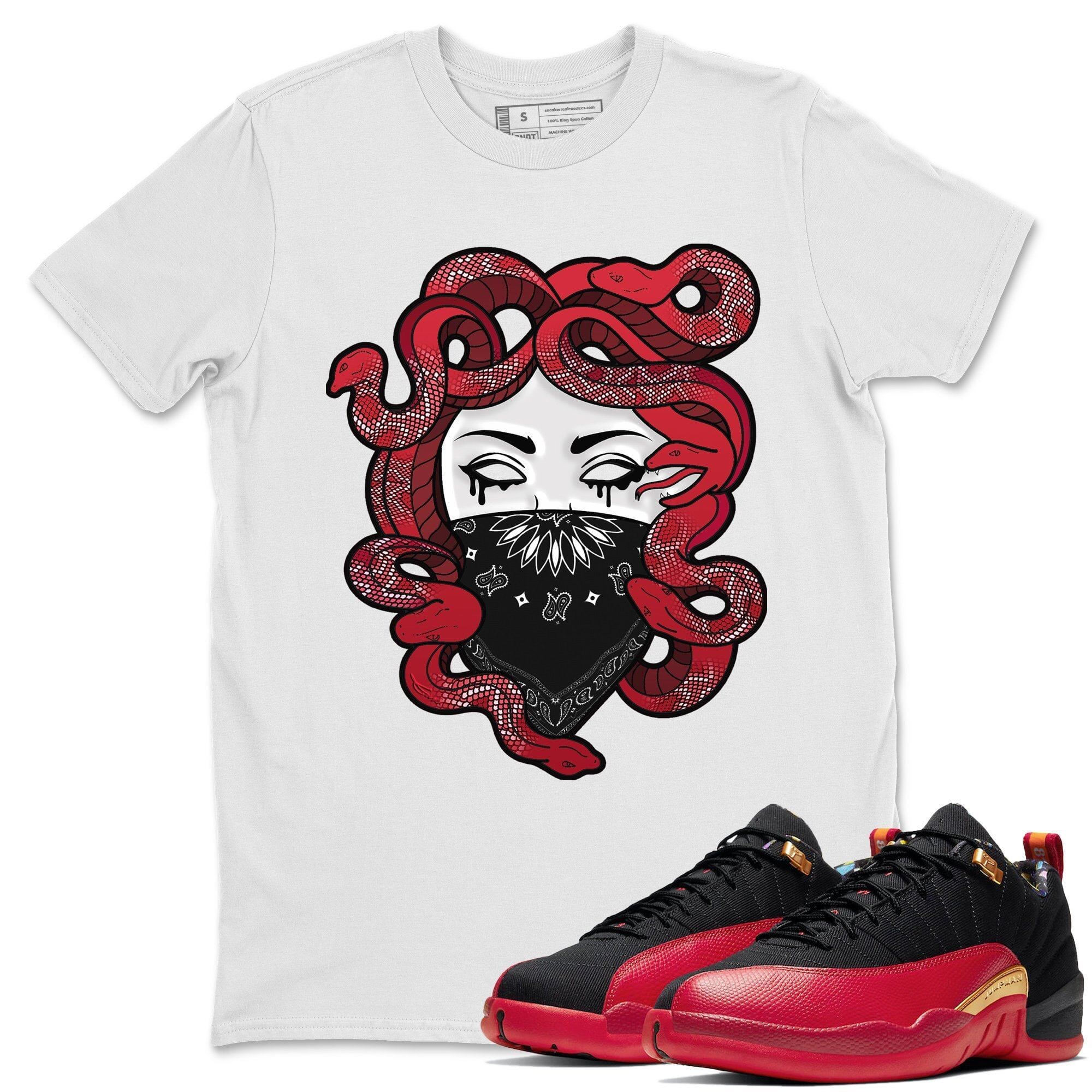 Jordan 12 Super Bowl Shirt To Match Jordans Medusa Sneaker Tees Jordan 12 Super Bowl Drip Gear Zone Sneaker Matching Clothing Unisex Shirts