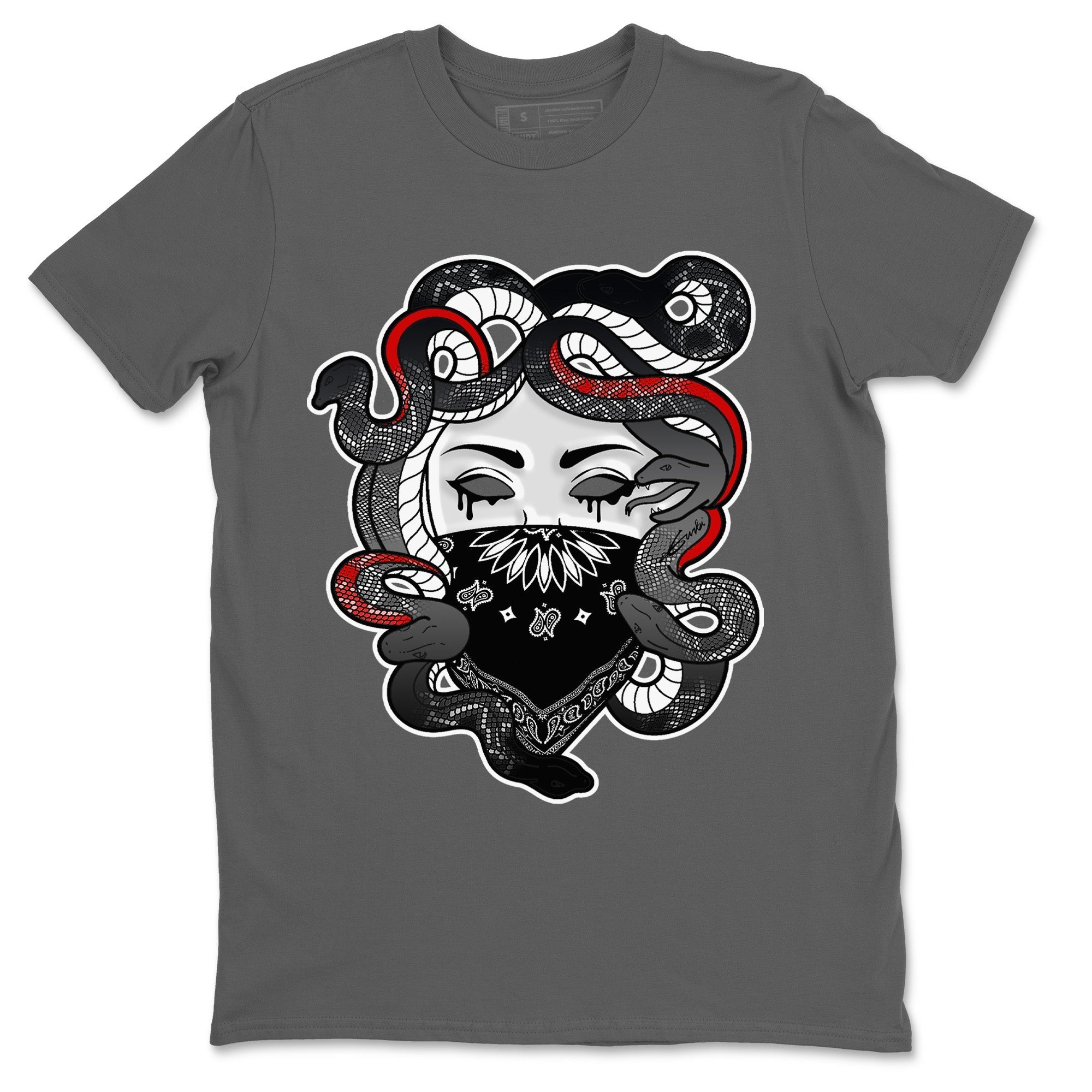 Air Jordan 13 Black Flint Sneaker Match Tees Medusa Streetwear Sneaker Shirt Air Jordan 13 Retro Black Flint Sneaker Release Tees Unisex Shirts Cool Grey 2