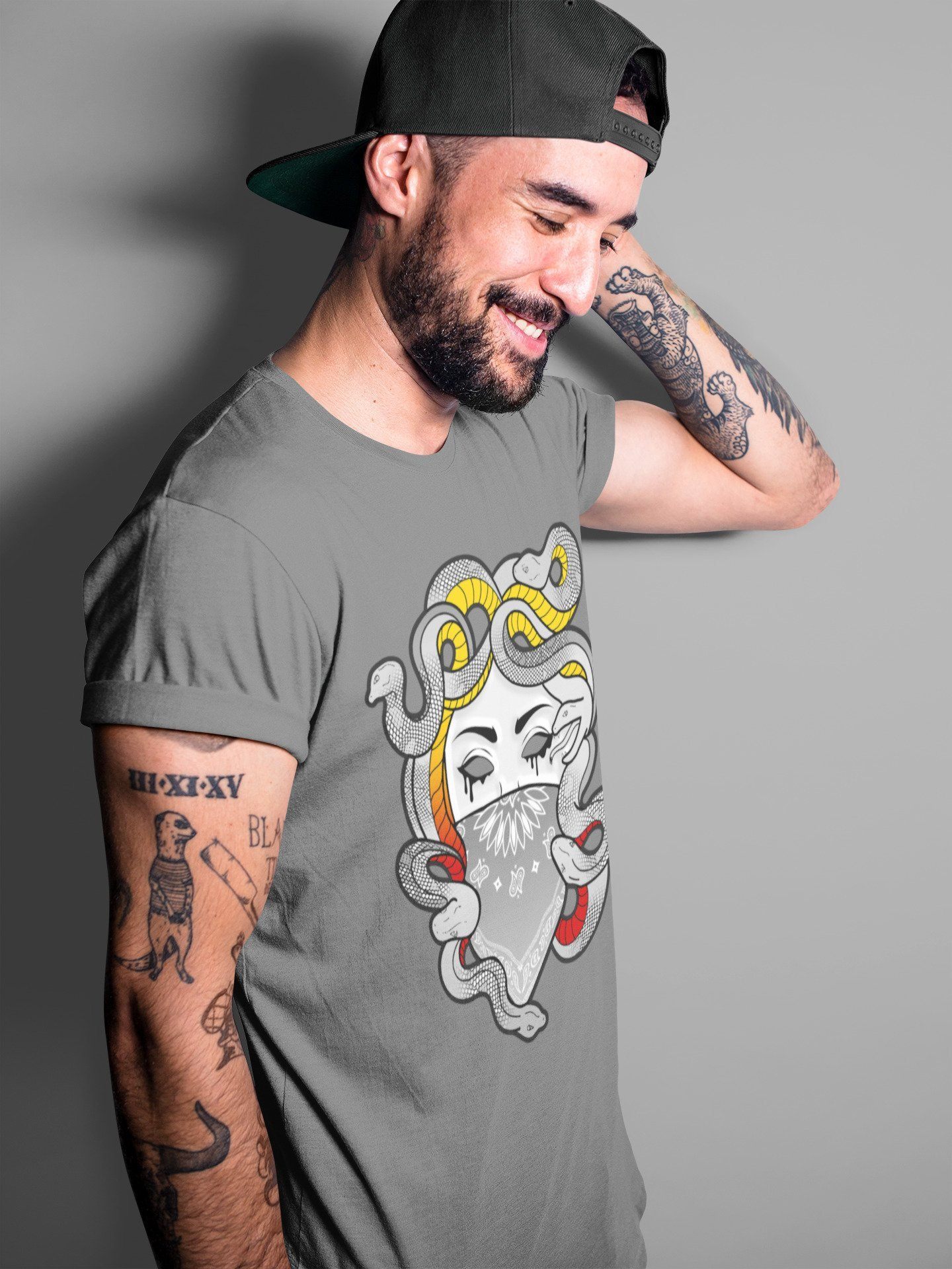 Jordan 3 Cool Grey Shirt To Match Jordans Medusa Sneaker Tees Jordan 3 Cool Grey Drip Gear Zone Sneaker Matching Clothing Unisex Shirts