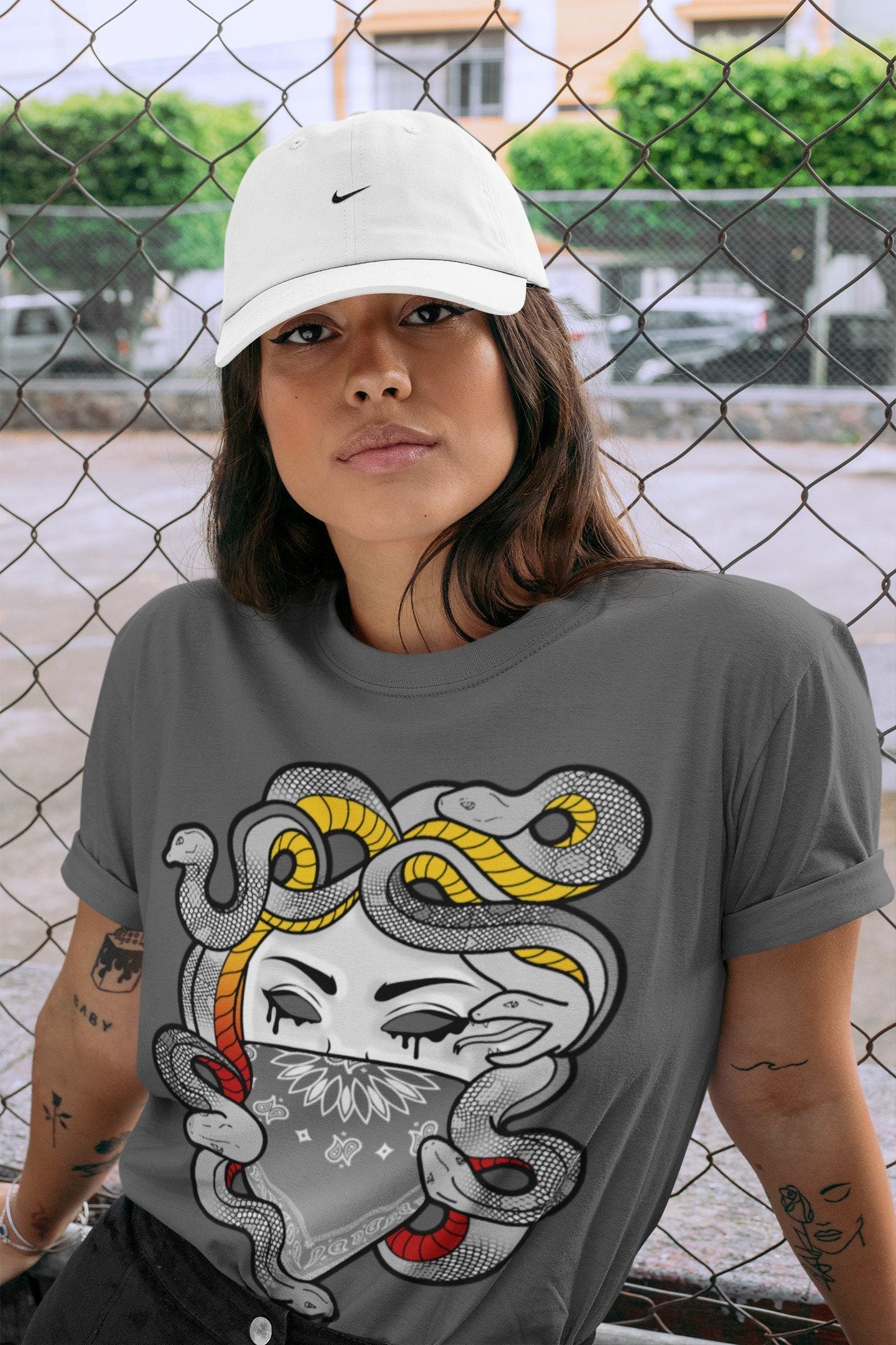 Jordan 3 Cool Grey Shirt To Match Jordans Medusa Sneaker Tees Jordan 3 Cool Grey Drip Gear Zone Sneaker Matching Clothing Unisex Shirts