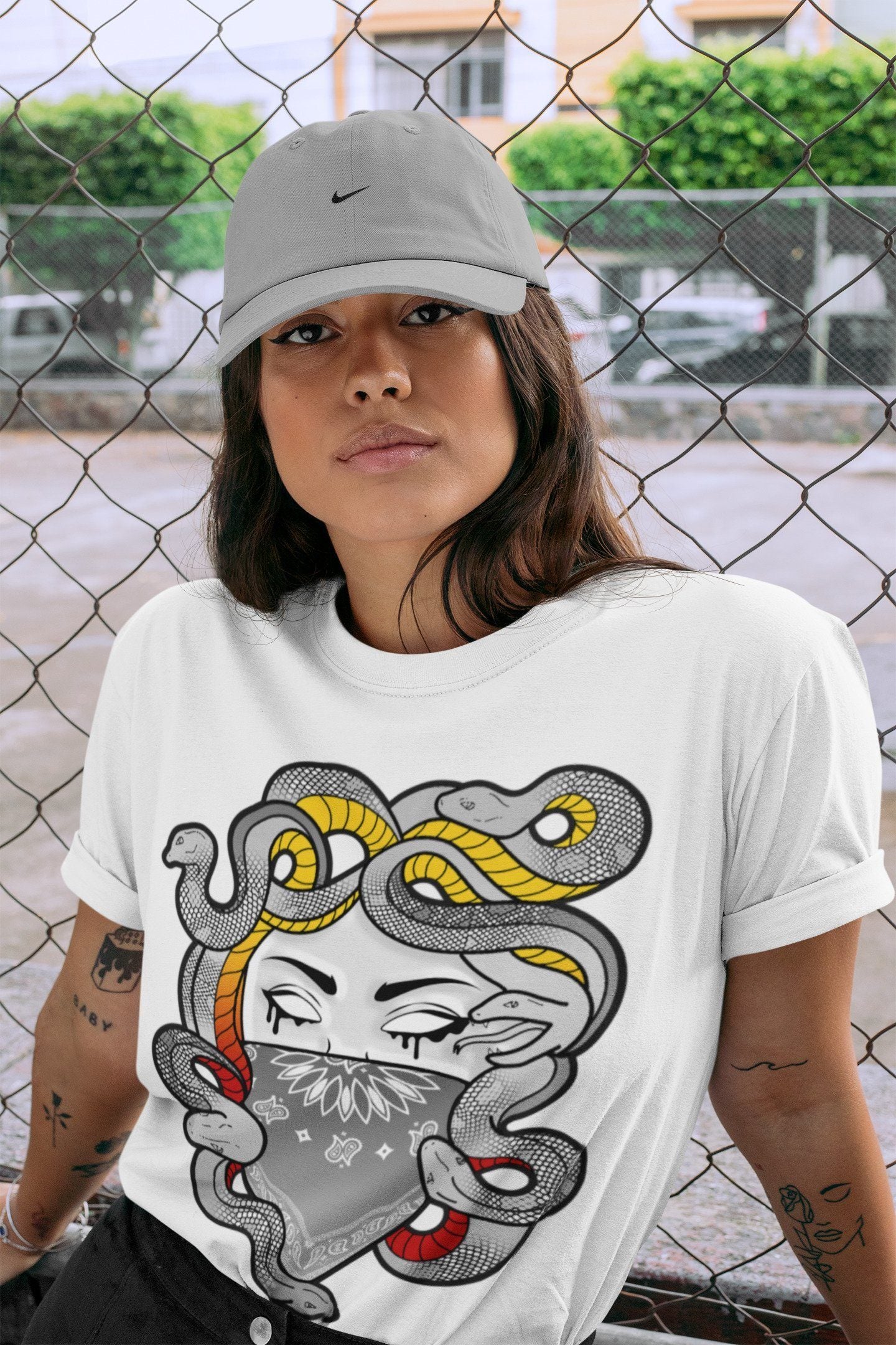 Jordan 3 Cool Grey Shirt To Match Jordans Medusa Sneaker Tees Jordan 3 Cool Grey Drip Gear Zone Sneaker Matching Clothing Unisex Shirts