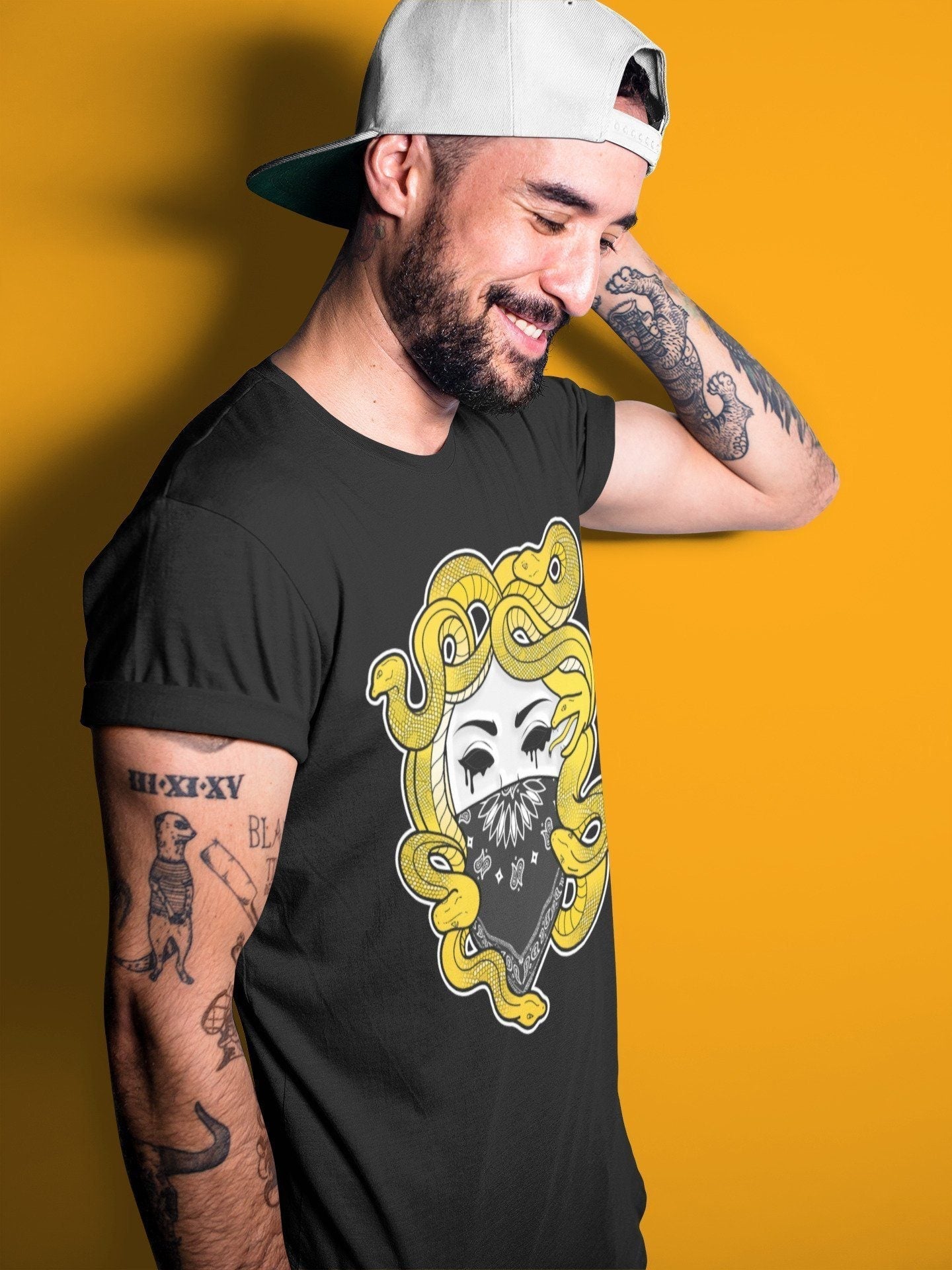 Jordan 4 Lightning Shirt To Match Jordans Medusa Sneaker Tees Jordan 4 Lightning Drip Gear Zone Sneaker Matching Clothing Unisex Shirts