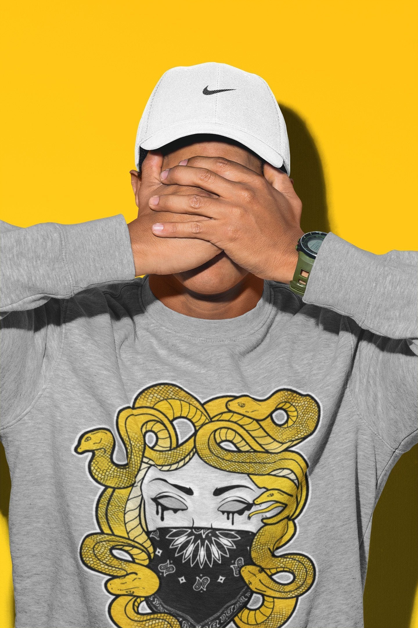 Jordan 4 Lightning Shirt To Match Jordans Medusa Sneaker Tees Jordan 4 Lightning Drip Gear Zone Sneaker Matching Clothing Unisex Shirts