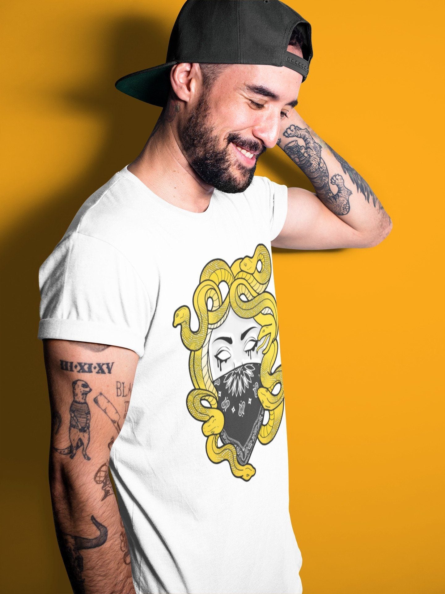 Jordan 4 Lightning Shirt To Match Jordans Medusa Sneaker Tees Jordan 4 Lightning Drip Gear Zone Sneaker Matching Clothing Unisex Shirts