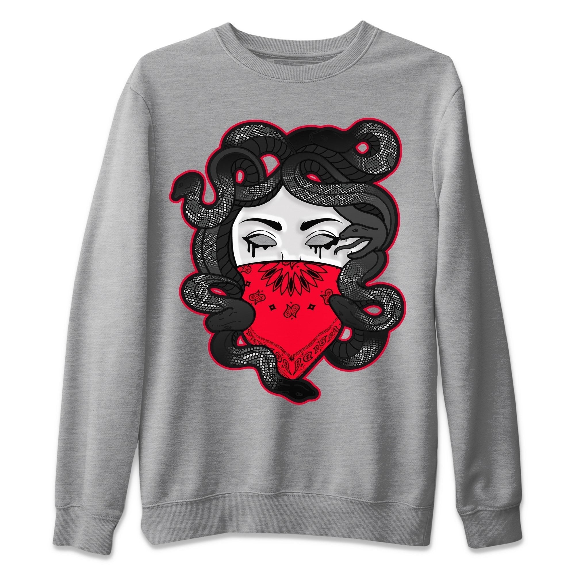 Jordan 4 Red Thunder Shirt To Match Jordans Medusa Sneaker Tees Jordan 4 Red Thunder Drip Gear Zone Sneaker Matching Clothing Unisex Shirts