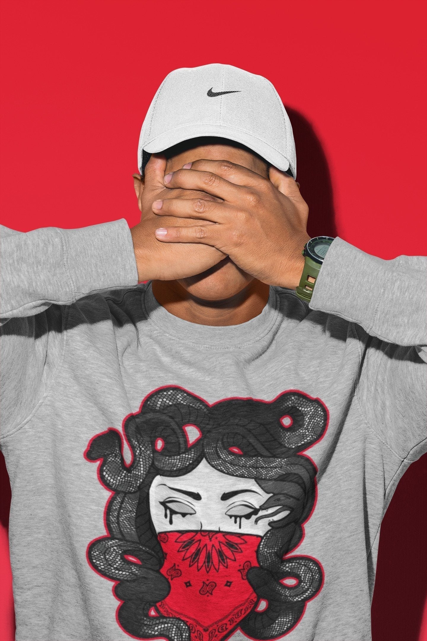 Jordan 4 Red Thunder Shirt To Match Jordans Medusa Sneaker Tees Jordan 4 Red Thunder Drip Gear Zone Sneaker Matching Clothing Unisex Shirts