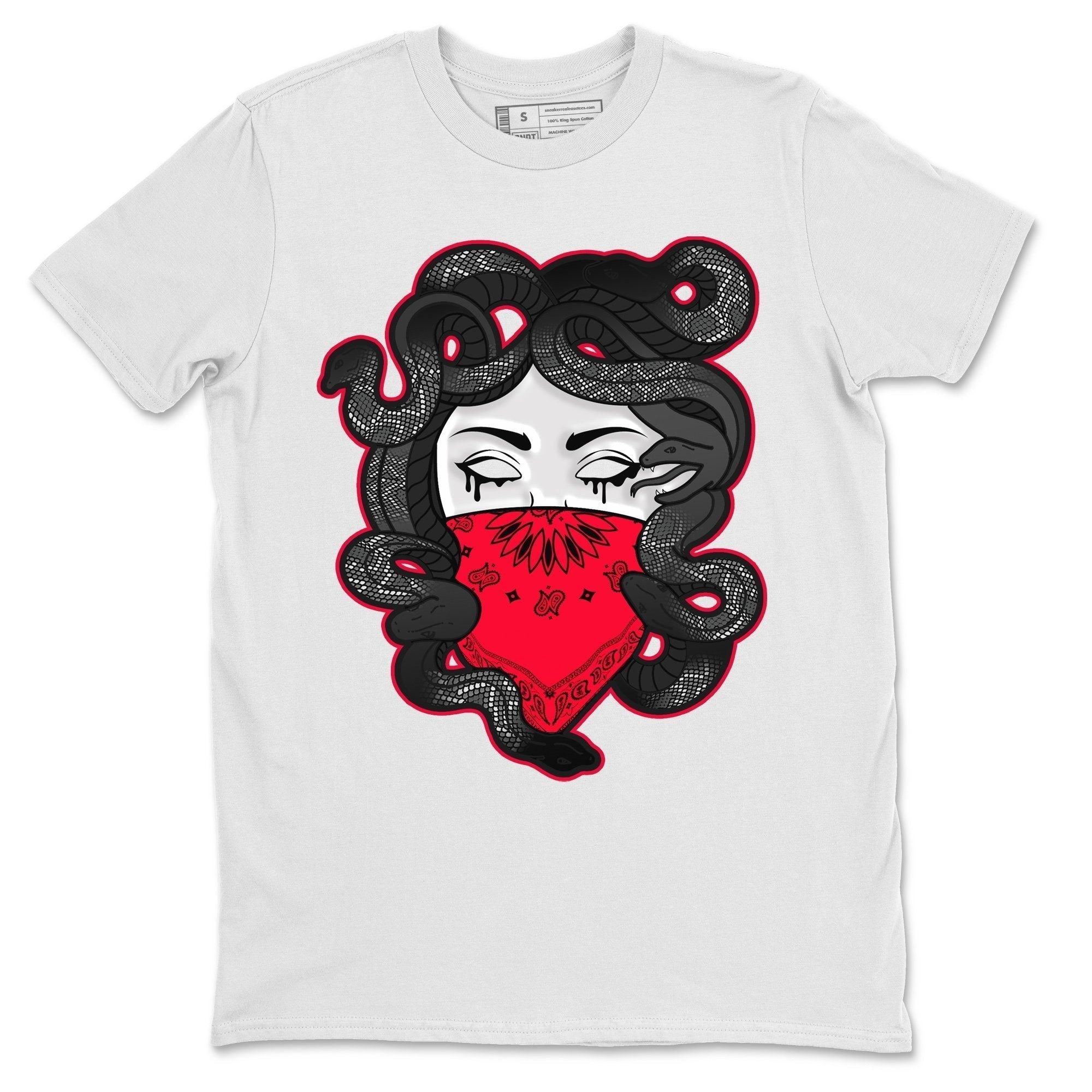 Jordan 4 Red Thunder Shirt To Match Jordans Medusa Sneaker Tees Jordan 4 Red Thunder Drip Gear Zone Sneaker Matching Clothing Unisex Shirts