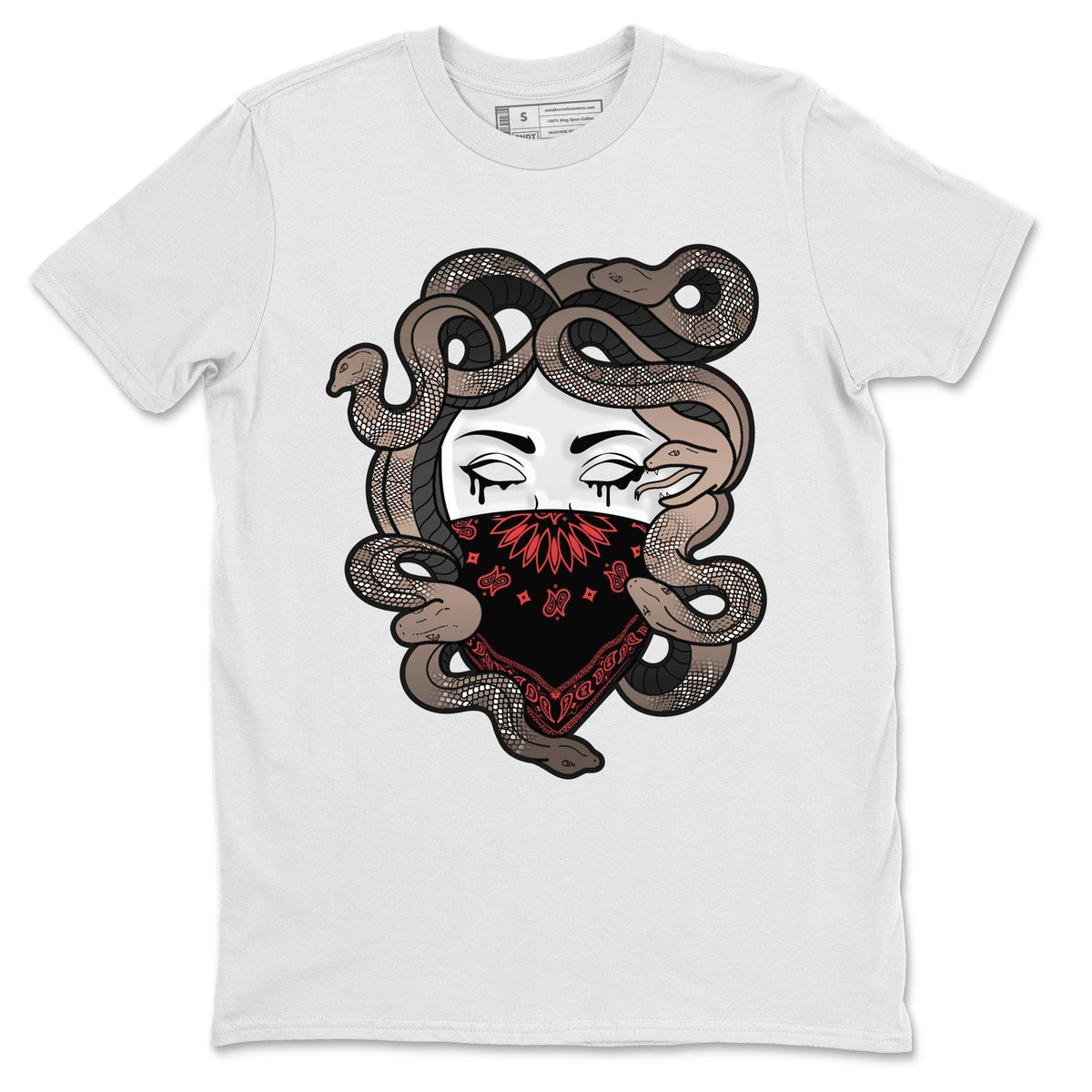 Jordan 4 Taupe Haze Shirt To Match Jordans Medusa Sneaker Tees Jordan 4 Taupe Haze Drip Gear Zone Sneaker Matching Clothing Unisex Shirts
