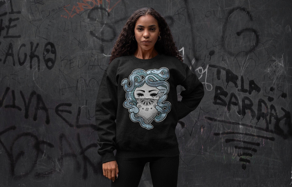 Jordan 5 Blue Bird Shirt To Match Jordans Medusa Sneaker Tees Jordan 5 Blue Bird Drip Gear Zone Sneaker Matching Clothing Unisex Shirts