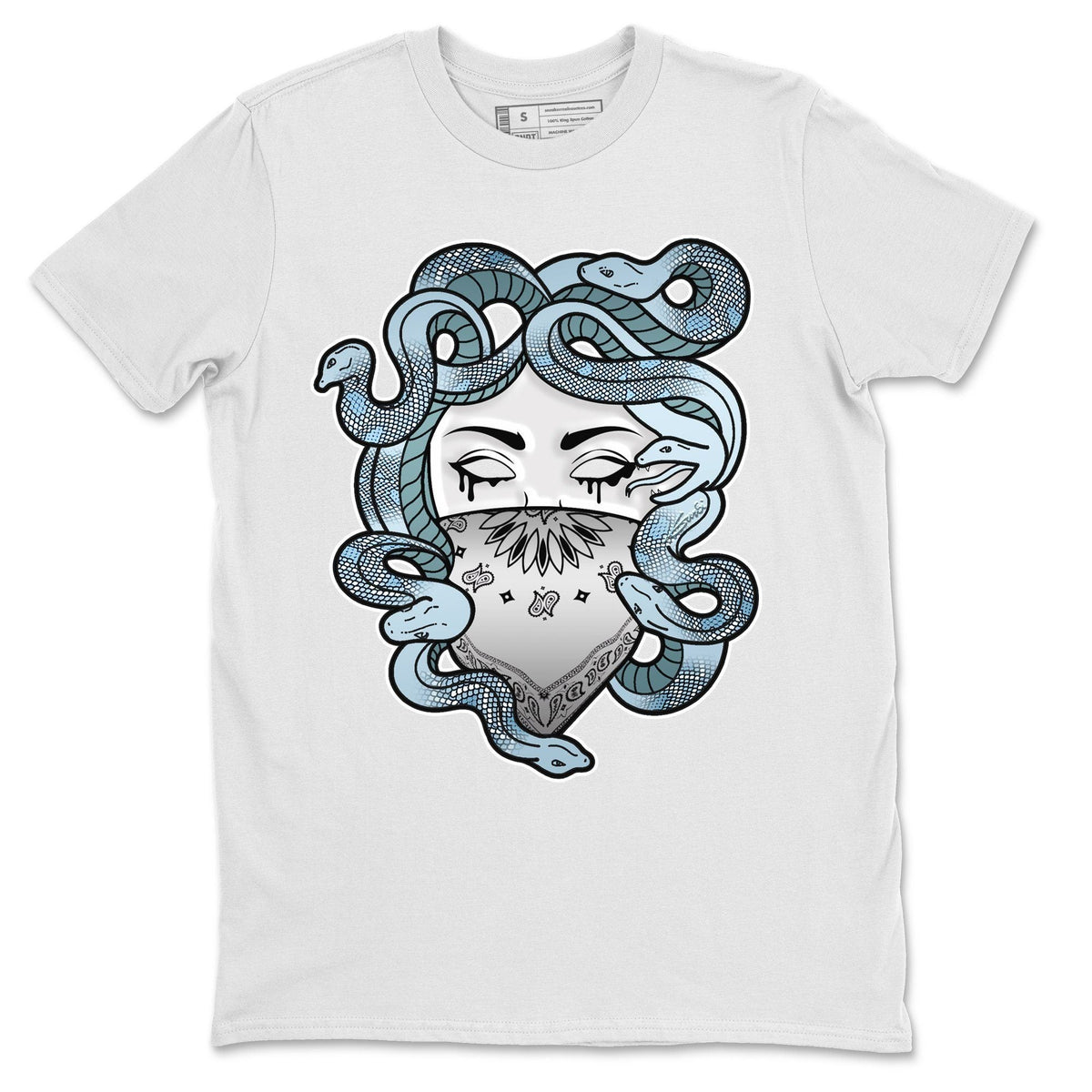 Jordan 5 Blue Bird Shirt To Match Jordans Medusa Sneaker Tees Jordan 5 Blue Bird Drip Gear Zone Sneaker Matching Clothing Unisex Shirts