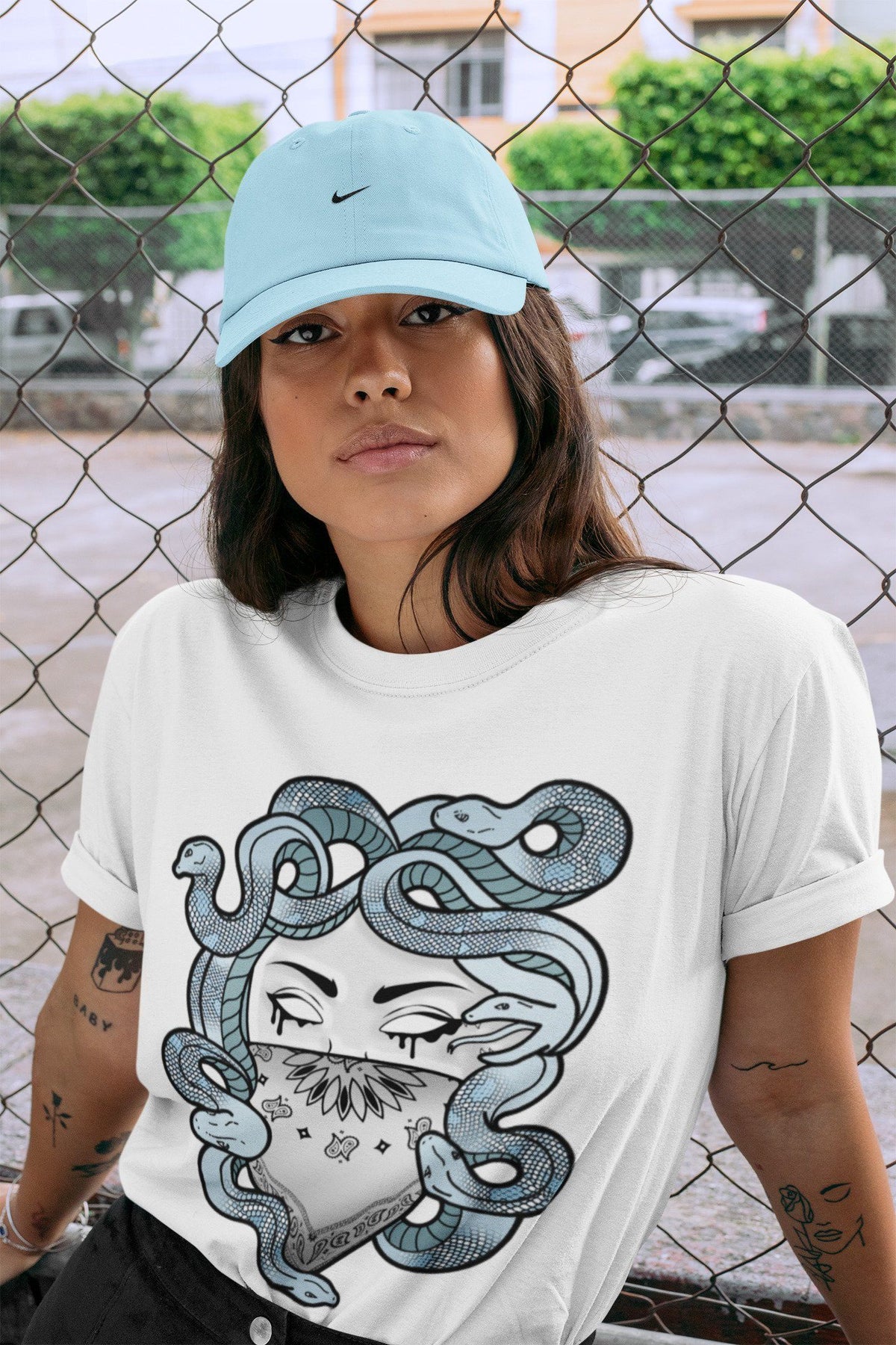 Jordan 5 Blue Bird Shirt To Match Jordans Medusa Sneaker Tees Jordan 5 Blue Bird Drip Gear Zone Sneaker Matching Clothing Unisex Shirts