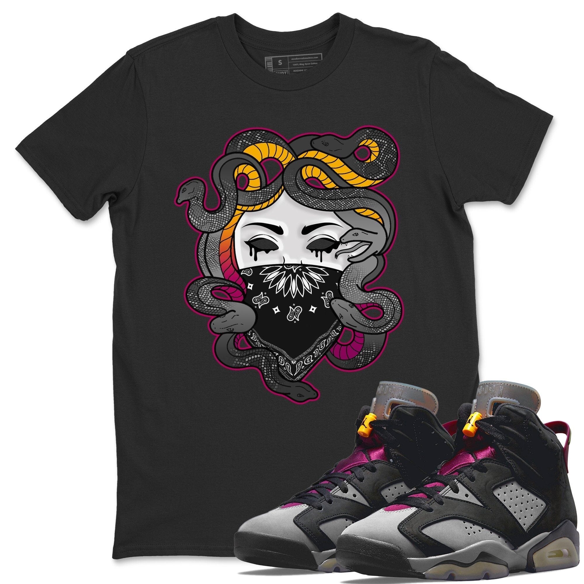Jordan 6 Bordeaux Shirt To Match Jordans Medusa Sneaker Tees Jordan 6 Bordeaux Drip Gear Zone Sneaker Matching Clothing Unisex Shirts