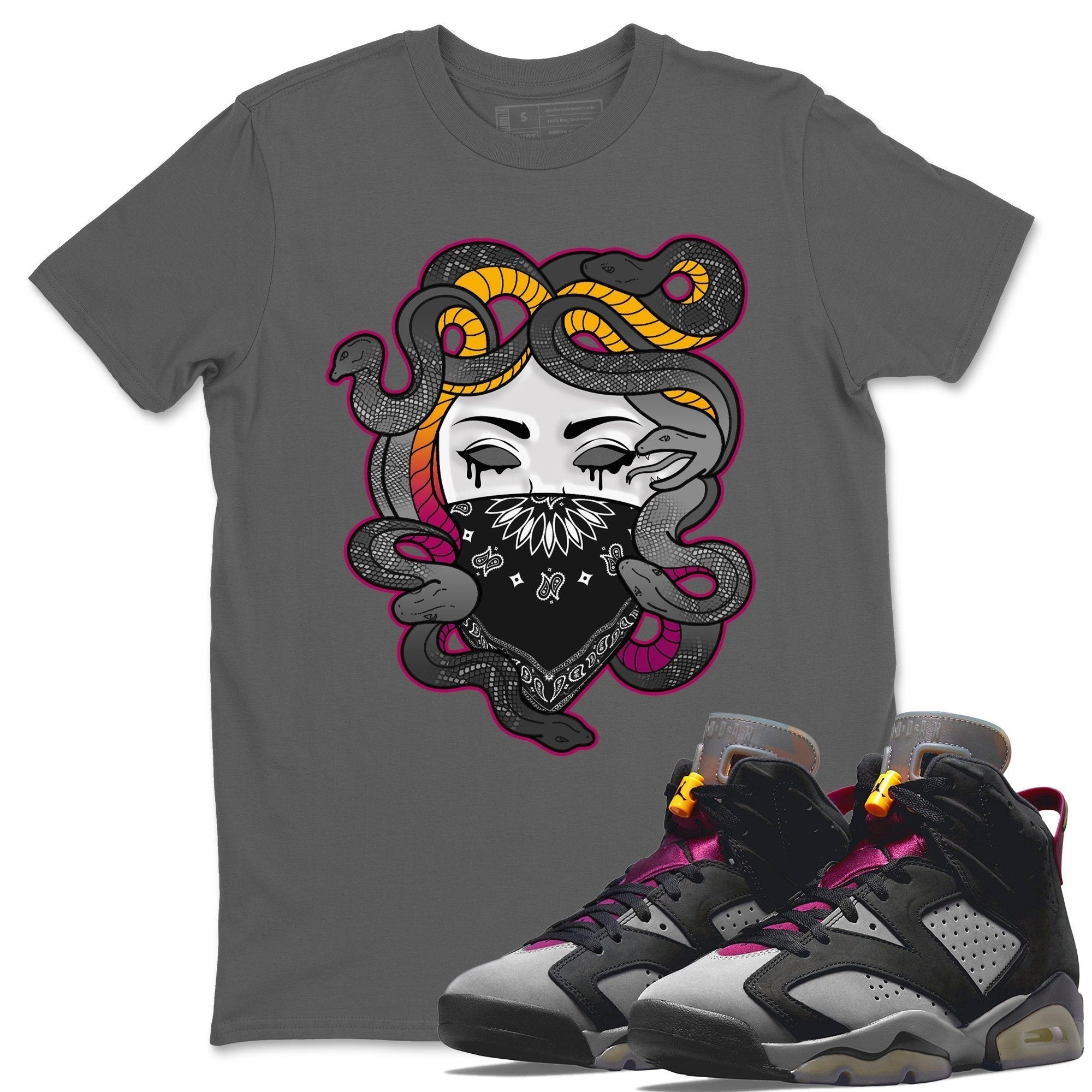 Jordan 6 Bordeaux Shirt To Match Jordans Medusa Sneaker Tees Jordan 6 Bordeaux Drip Gear Zone Sneaker Matching Clothing Unisex Shirts