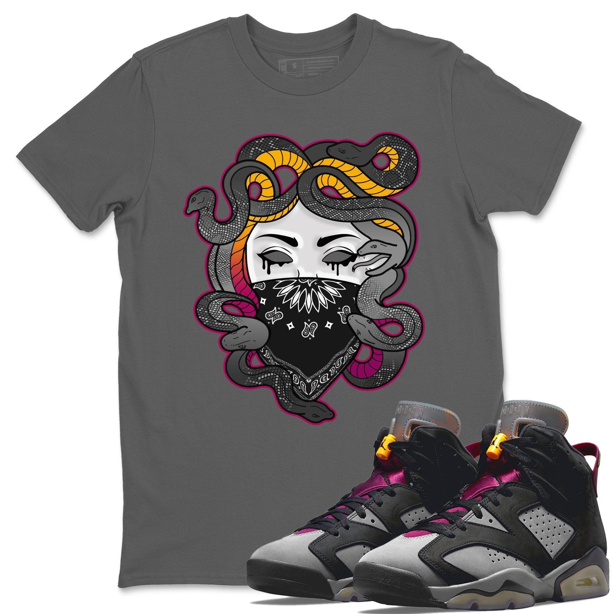 Jordan 6 Bordeaux Shirt To Match Jordans Medusa Sneaker Tees Jordan 6 Bordeaux Drip Gear Zone Sneaker Matching Clothing Unisex Shirts