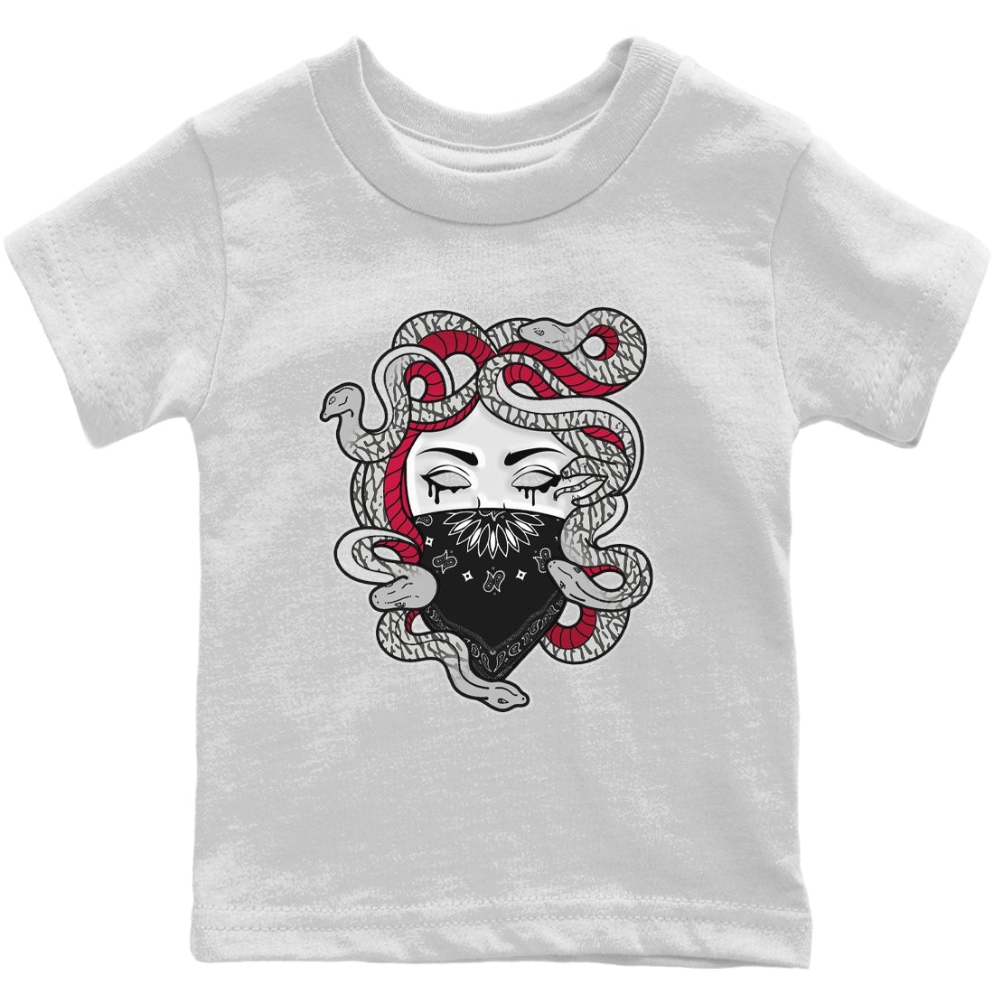 Jordan 3 Cardinal Sneaker Matching T-Shirt Medusa Sneaker Tees Jordan 3 Cardinal Sneaker Release Tees Kids Shirts