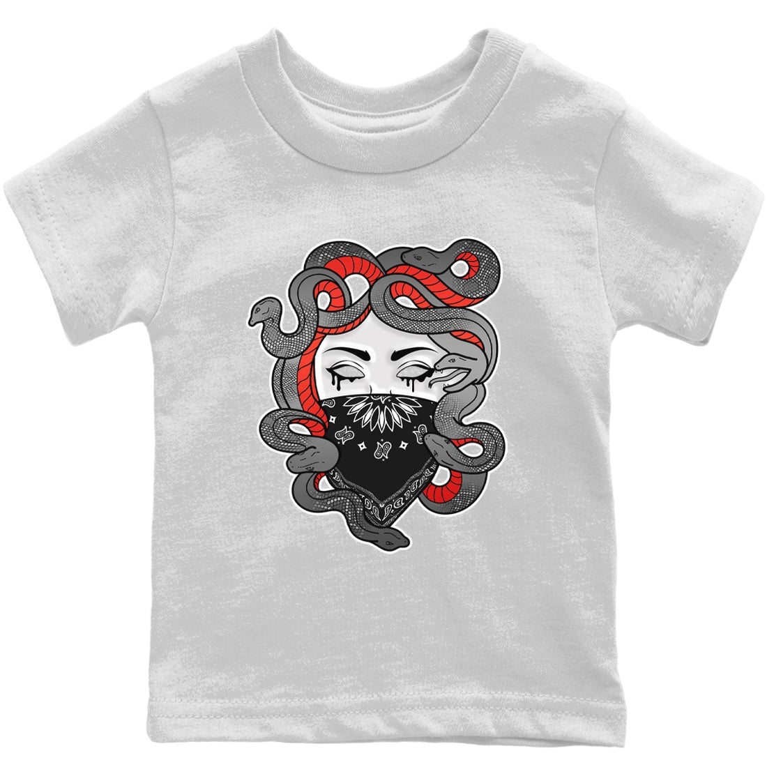 Jordan 4 Infrared Sneaker Matching T-Shirt Medusa Sneaker Tees Jordan 4 Infrared Sneaker Release Tees Kids Shirts