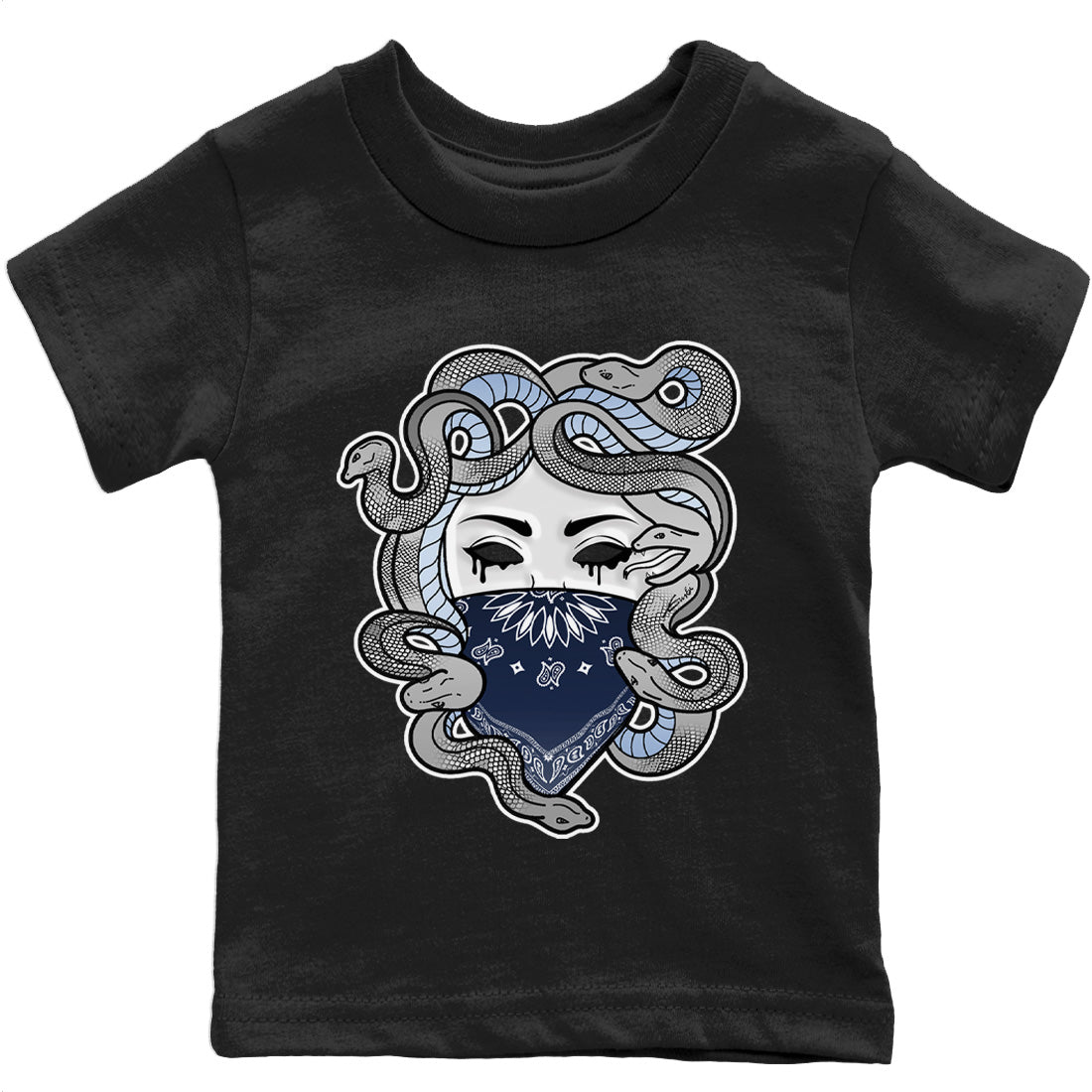 Jordan 6 Georgetown Sneaker Matching T-Shirt Medusa Sneaker Tees Jordan 6 Georgetown Sneaker Release Tees Kids Shirts