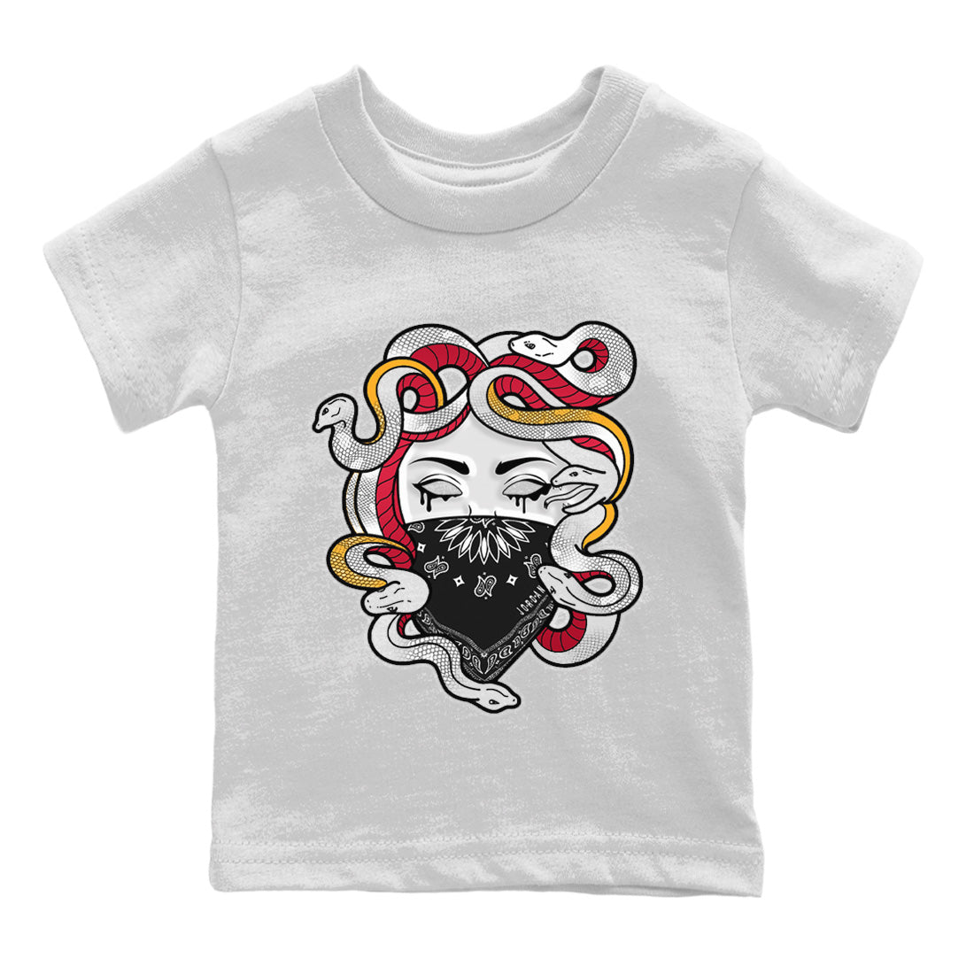 Jordan 7 Cardinal Shirt To Match Jordans Medusa Sneaker Tees Jordan 7 Cardinal Drip Gear Zone Sneaker Matching Clothing Kids Shirts