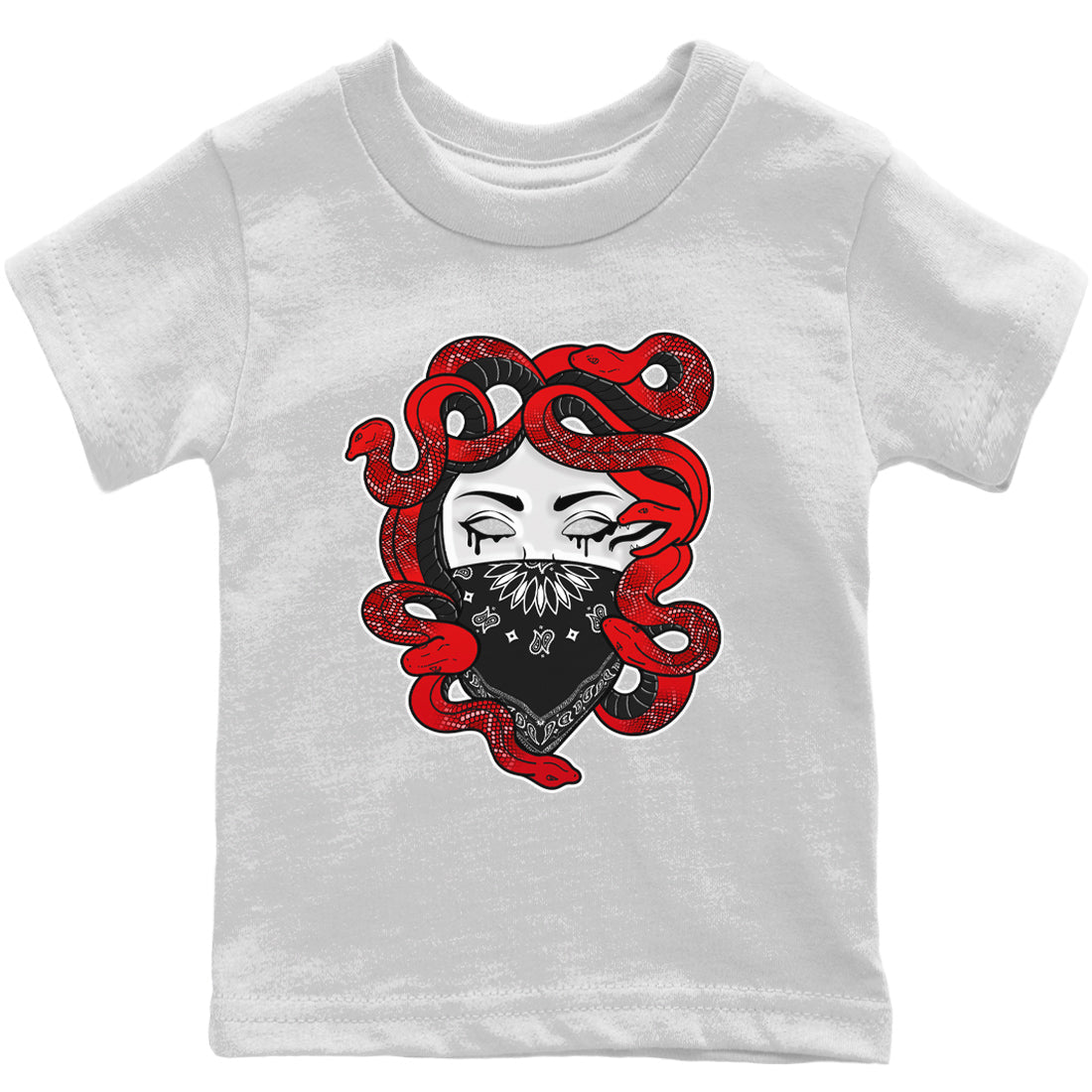 Jordan 9 Chile Red Shirt To Match Jordans Medusa Sneaker Tees Jordan 9 Chile Red Drip Gear Zone Sneaker Matching Clothing Kids Shirts
