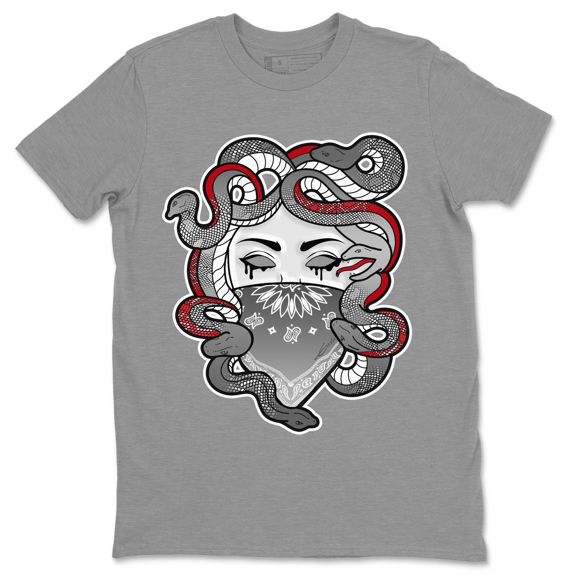 Jordan 9 Fire Red Shirt To Match Jordans Medusa Sneaker Tees Jordan 9 Fire Red Drip Gear Zone Sneaker Matching Clothing Unisex Shirts