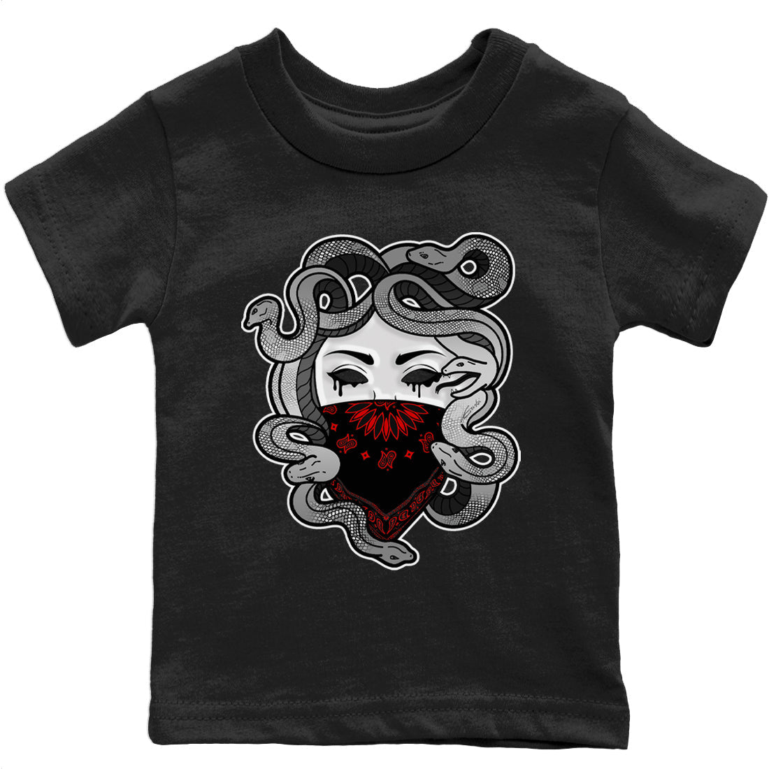 Jordan 9 Particle Grey Shirt To Match Jordans Medusa Sneaker Tees Jordan 9 Particle Grey Drip Gear Zone Sneaker Matching Clothing Kids Shirts